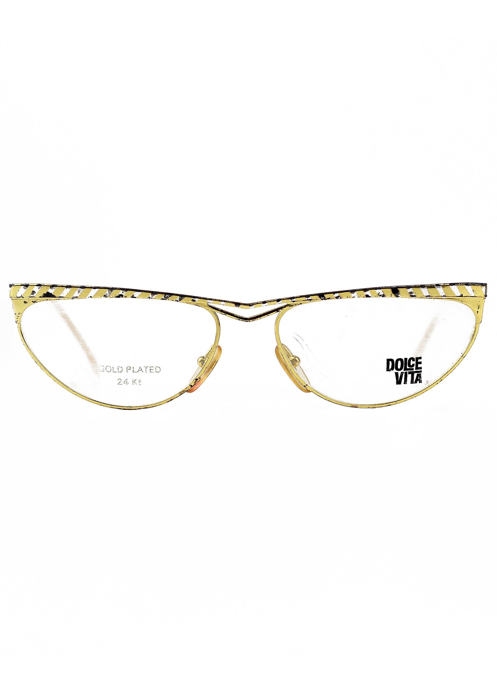 Dolce Vita NOS 80s Dolce Vita 24K vintage reading glasses gold Size ONE SIZE - 2 Thumbnail