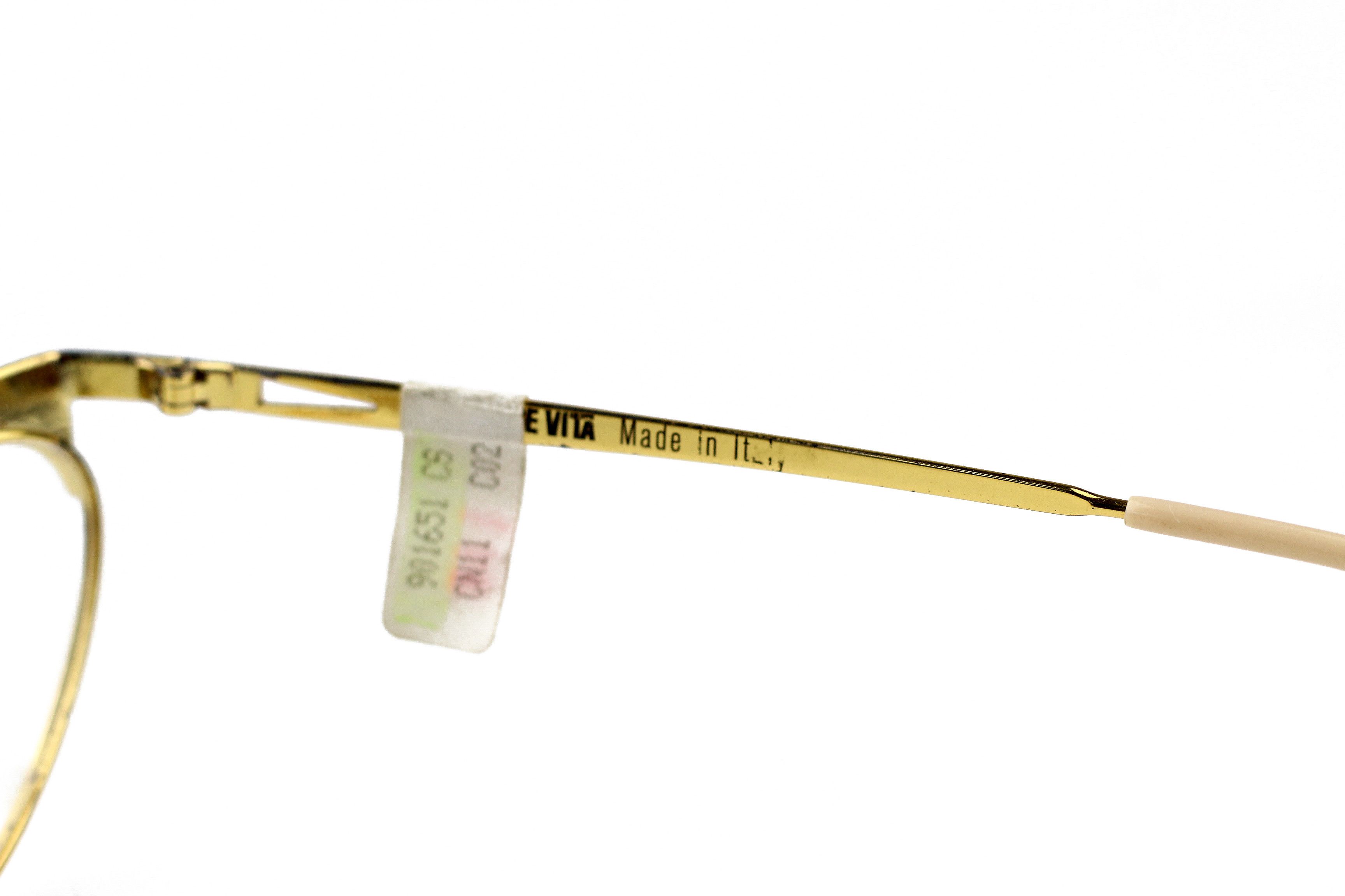 Dolce Vita NOS 80s Dolce Vita 24K vintage reading glasses gold Size ONE SIZE - 6 Thumbnail