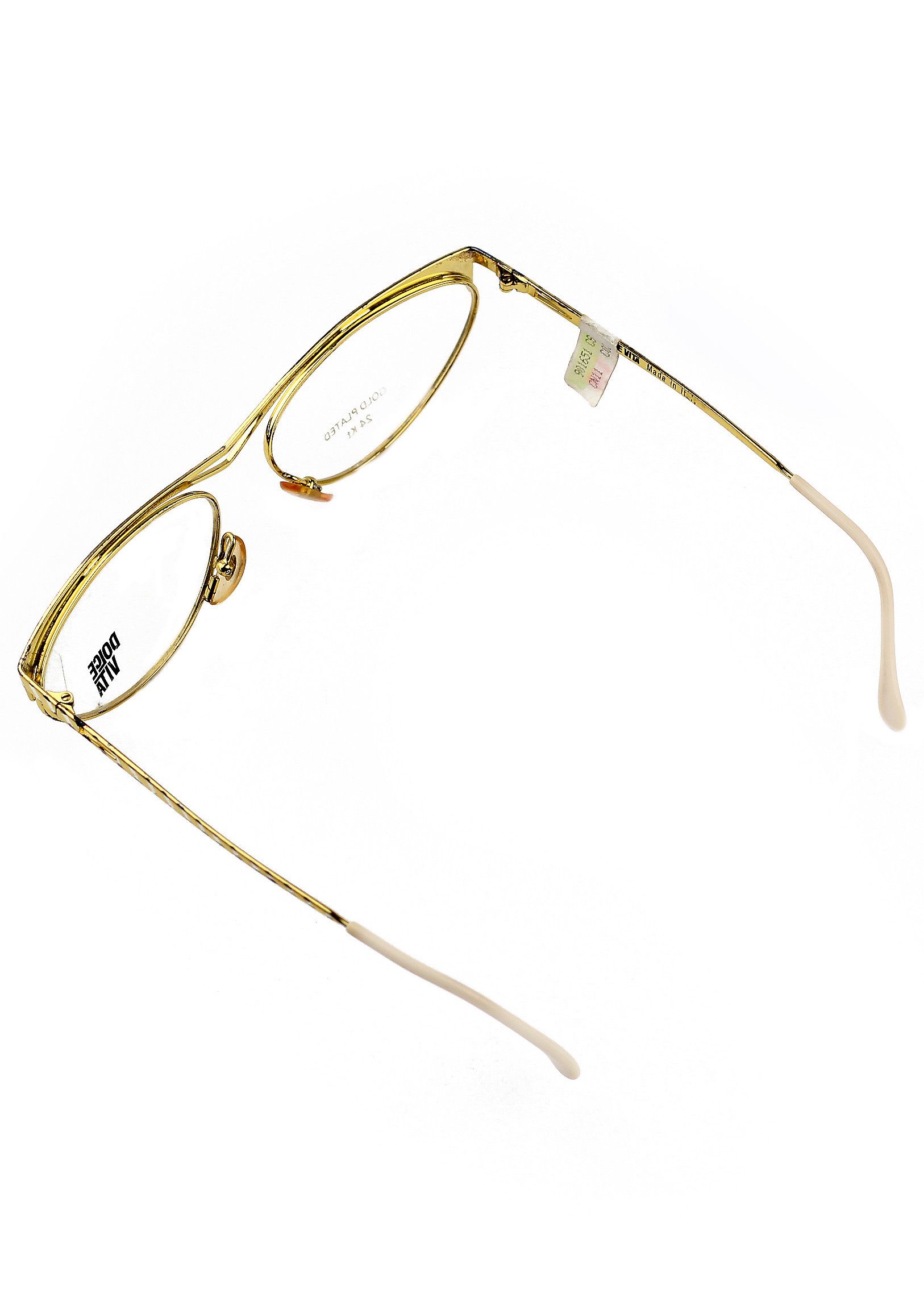 Dolce Vita NOS 80s Dolce Vita 24K vintage reading glasses gold Size ONE SIZE - 7 Thumbnail