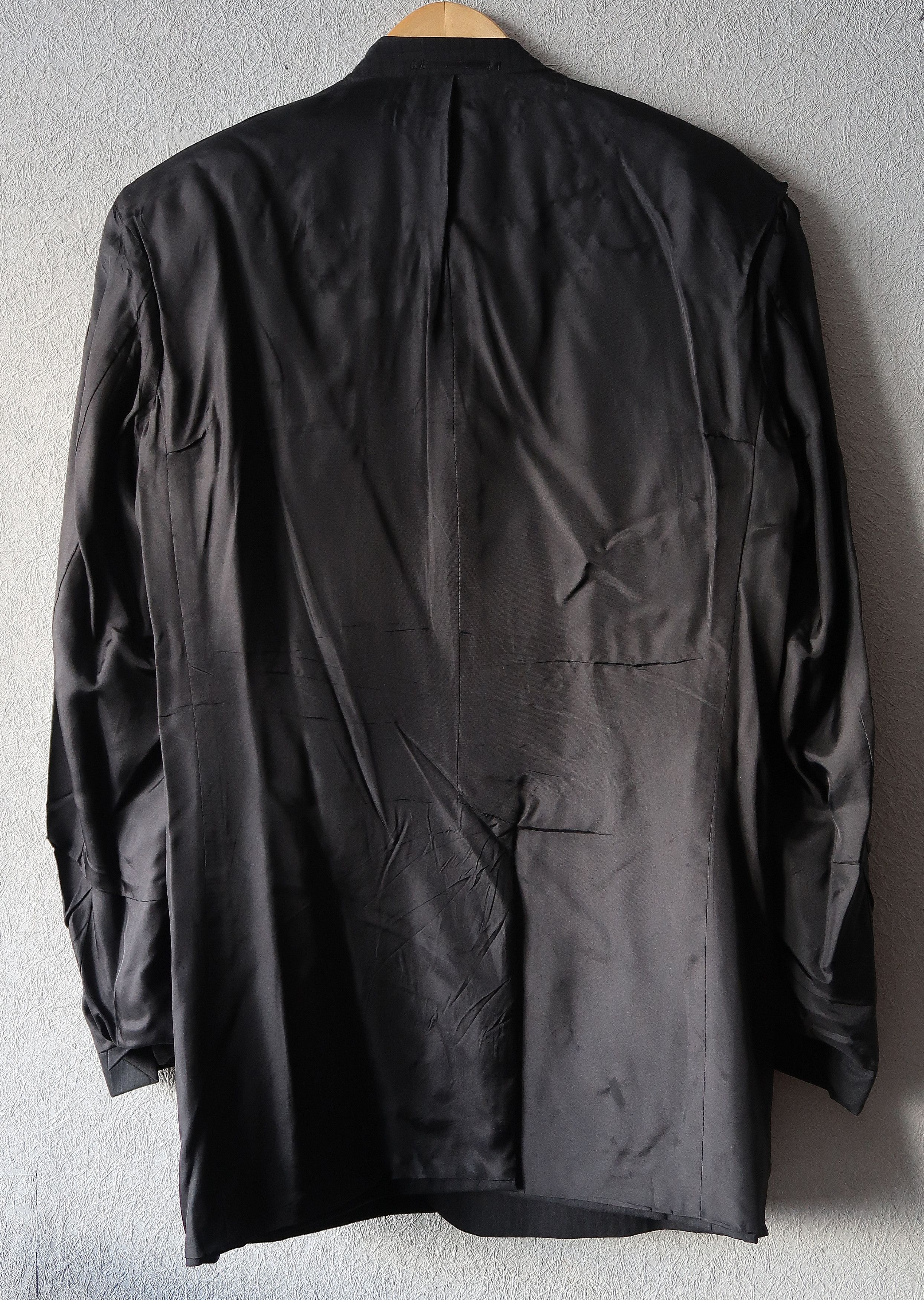 Joop! JOOP Men Black Striped Wool Blazer Jacket Size 54R - 8 Thumbnail