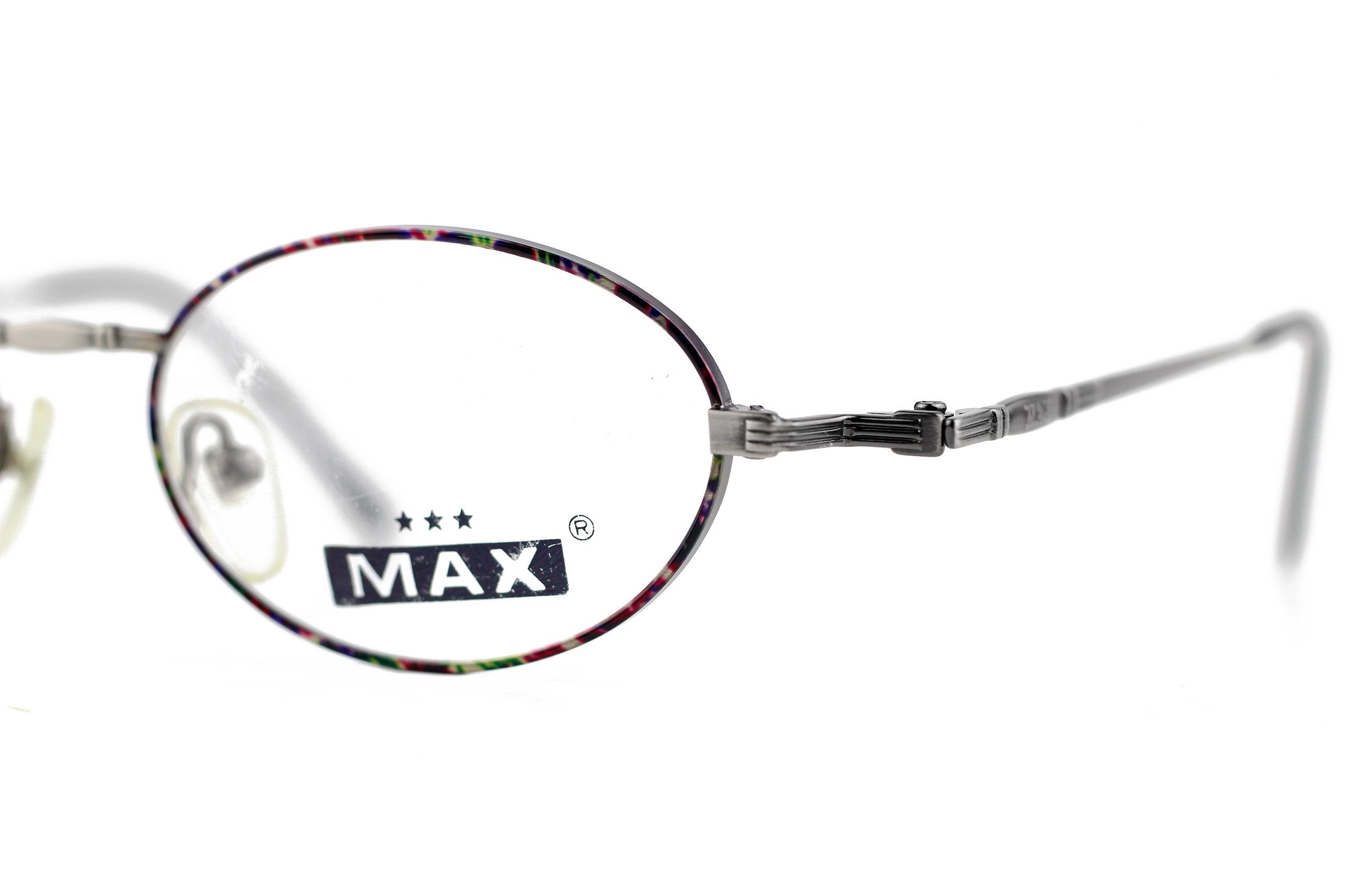 Vintage NOS 90s vintage MAX Optik 35003 oval glasses optical frames Size ONE SIZE - 1 Thumbnail