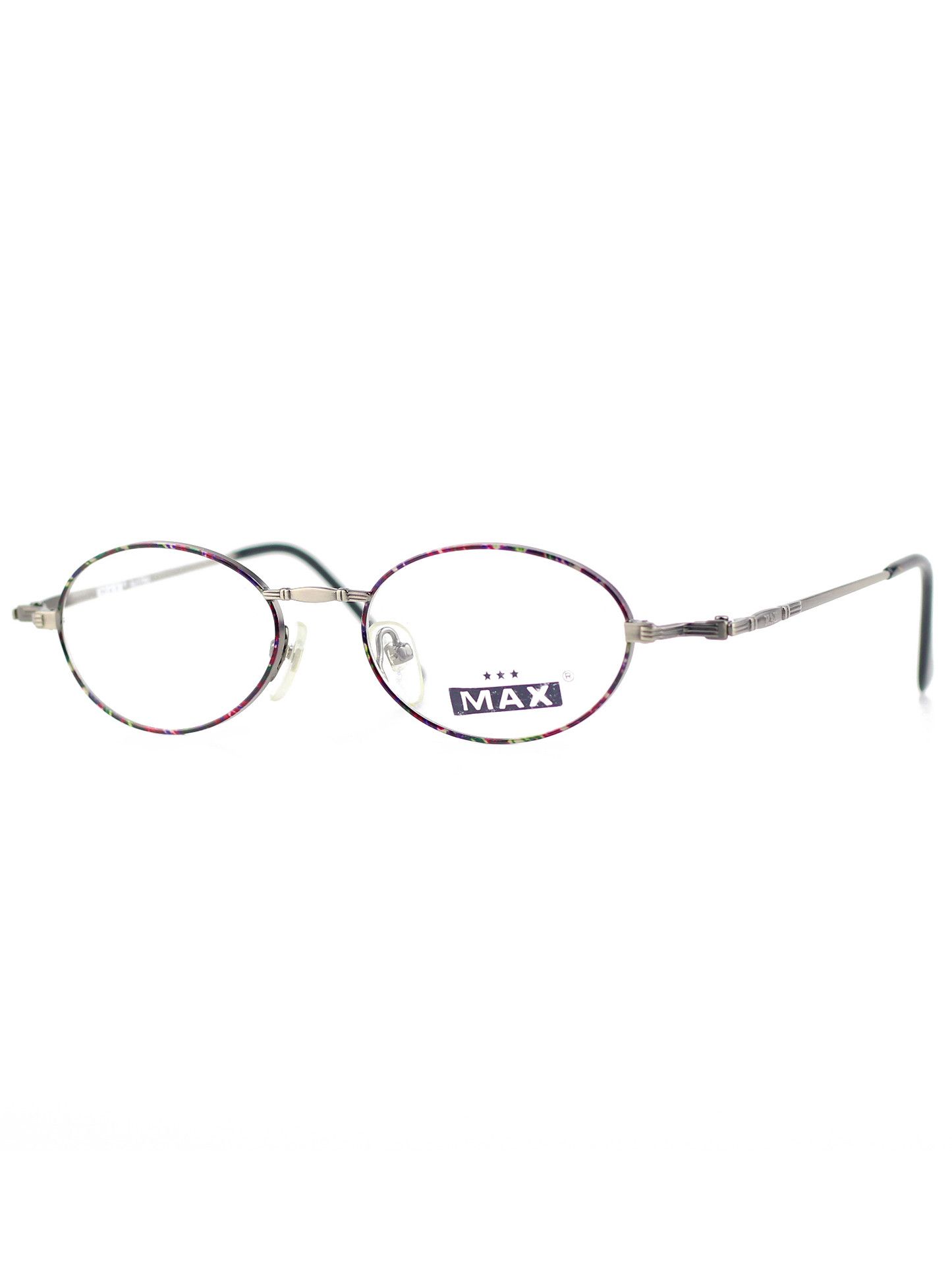 Vintage NOS 90s vintage MAX Optik 35003 oval glasses optical frames Size ONE SIZE - 3 Thumbnail