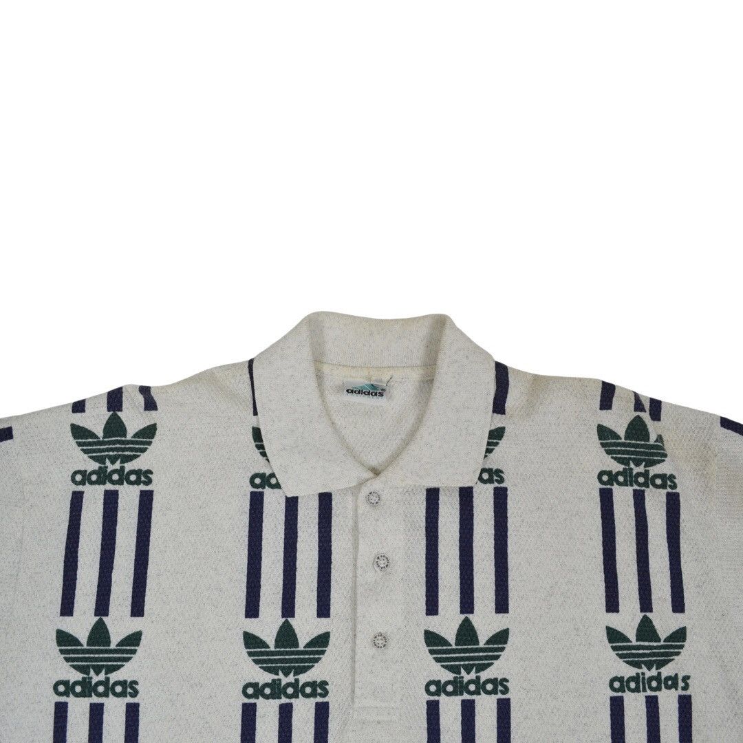 Adidas × Equipment × Vintage Vintage Adidas Equipment Logo Polo Shirt Size US L / EU 52-54 / 3 - 3 Thumbnail