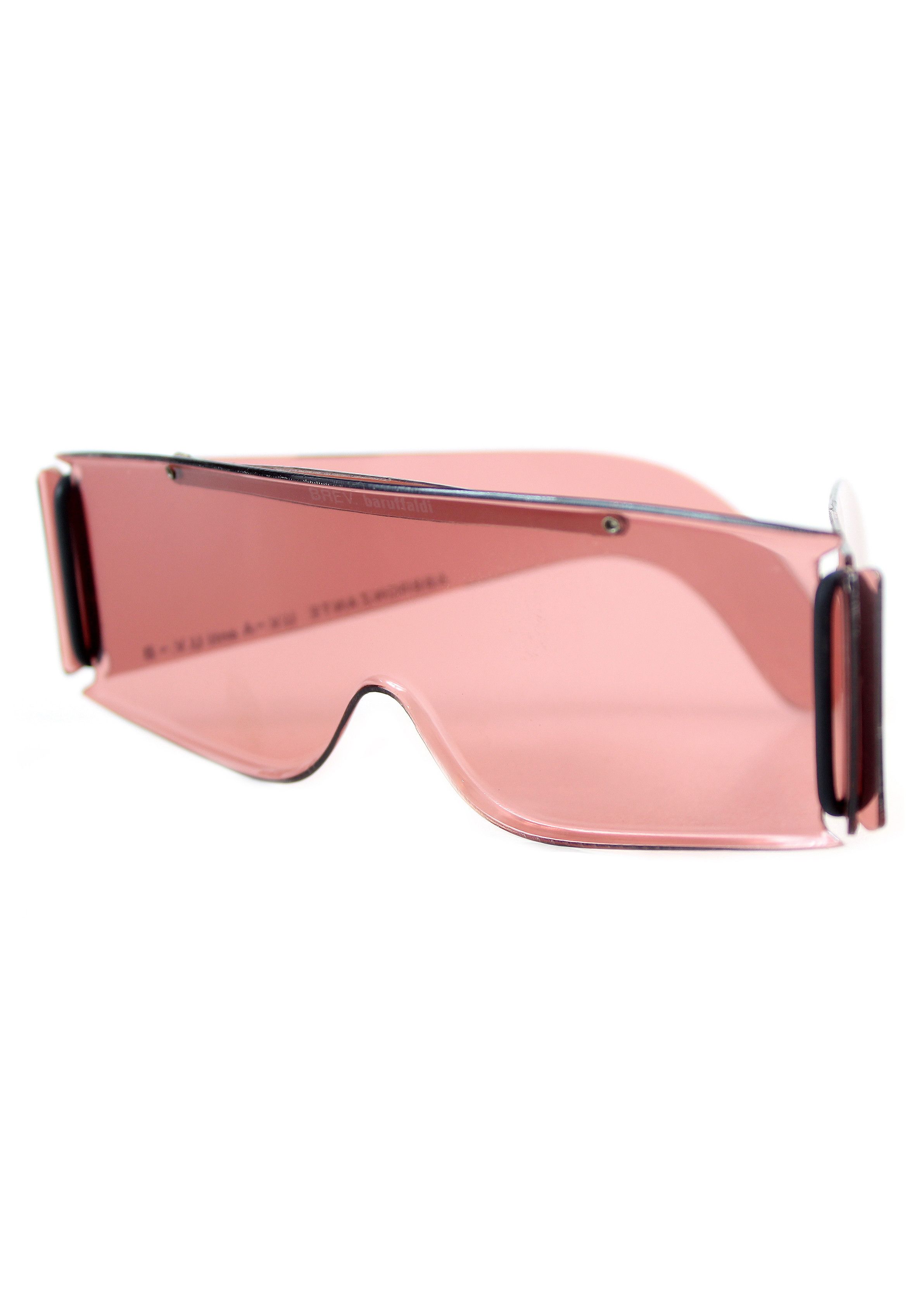 Vintage NOS 70s vintage BARUFFALDI shield visor sunglasses OG shades Size ONE SIZE - 3 Thumbnail