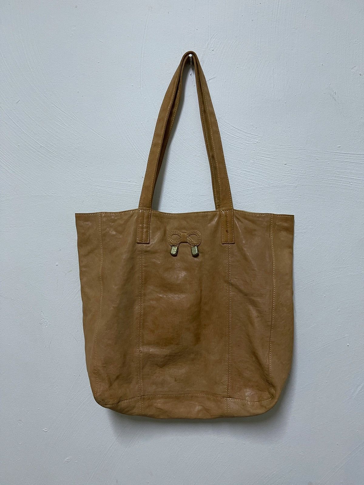 Chloe Chloe Vintage Allison Two Tone Leather Tote Bag | Grailed