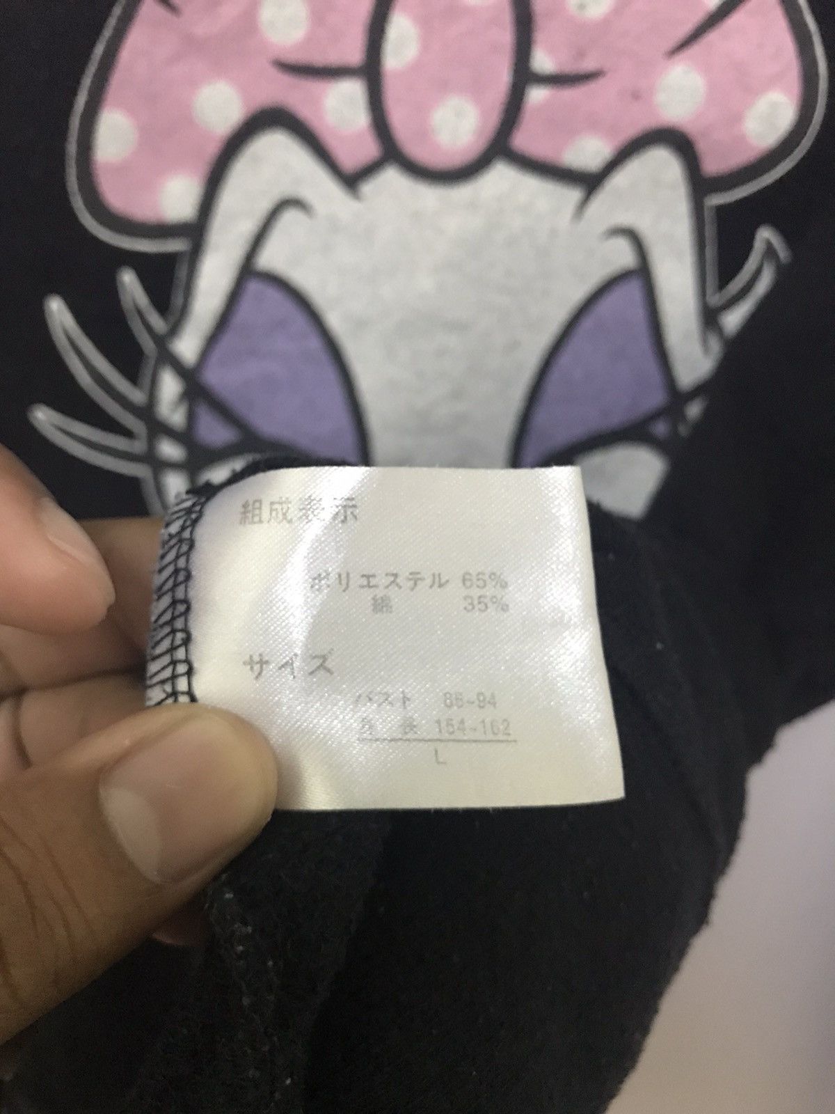 Cartoon Network × Disney Disney Daisy Duck Hoodie Sweatshirt Big Logo Size US L / EU 52-54 / 3 - 7 Thumbnail
