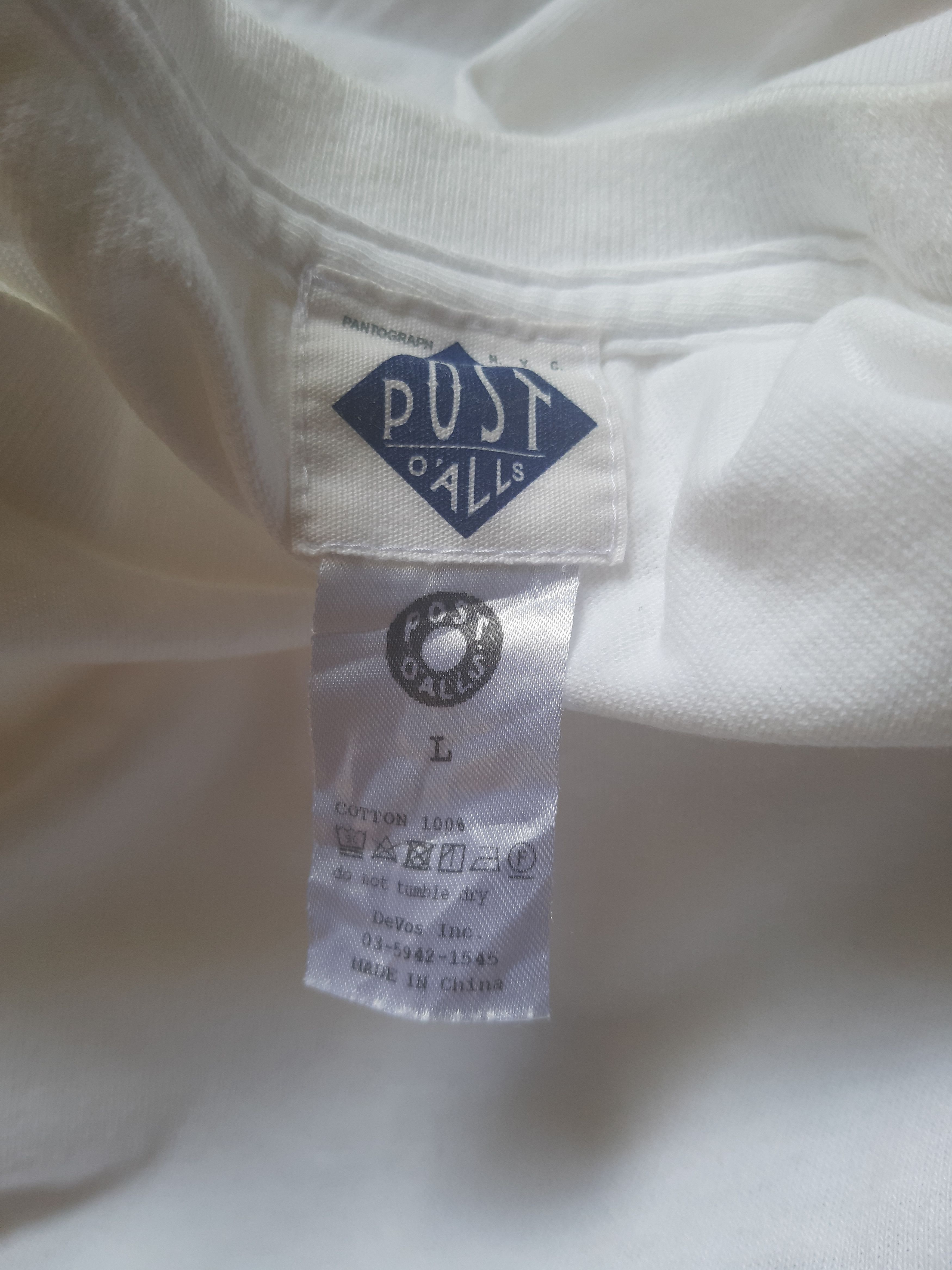 Post Overalls Vintage Post o'ALLs Plain Short Sleeve T-Shirt Size US M / EU 48-50 / 2 - 2 Thumbnail