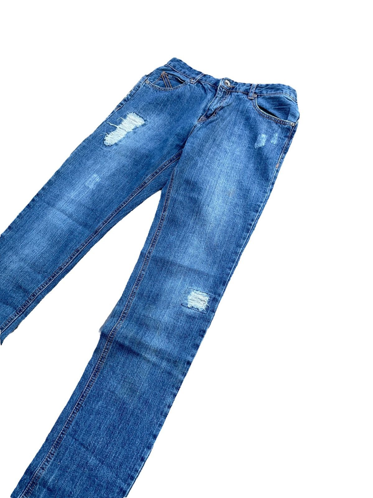 DKNY × Designer DKNY Mott Distresed Denim Size US 32 / EU 48 - 3 Thumbnail