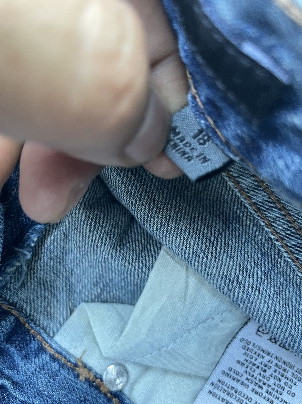 DKNY × Designer DKNY Mott Distresed Denim Size US 32 / EU 48 - 15 Thumbnail