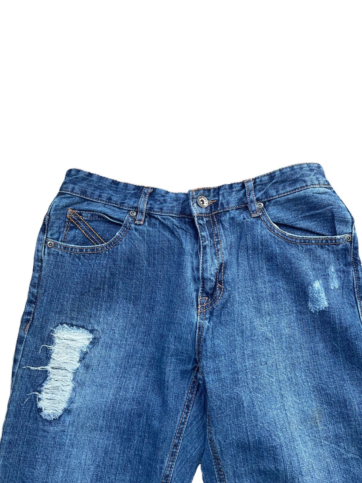 DKNY × Designer DKNY Mott Distresed Denim Size US 32 / EU 48 - 7 Thumbnail