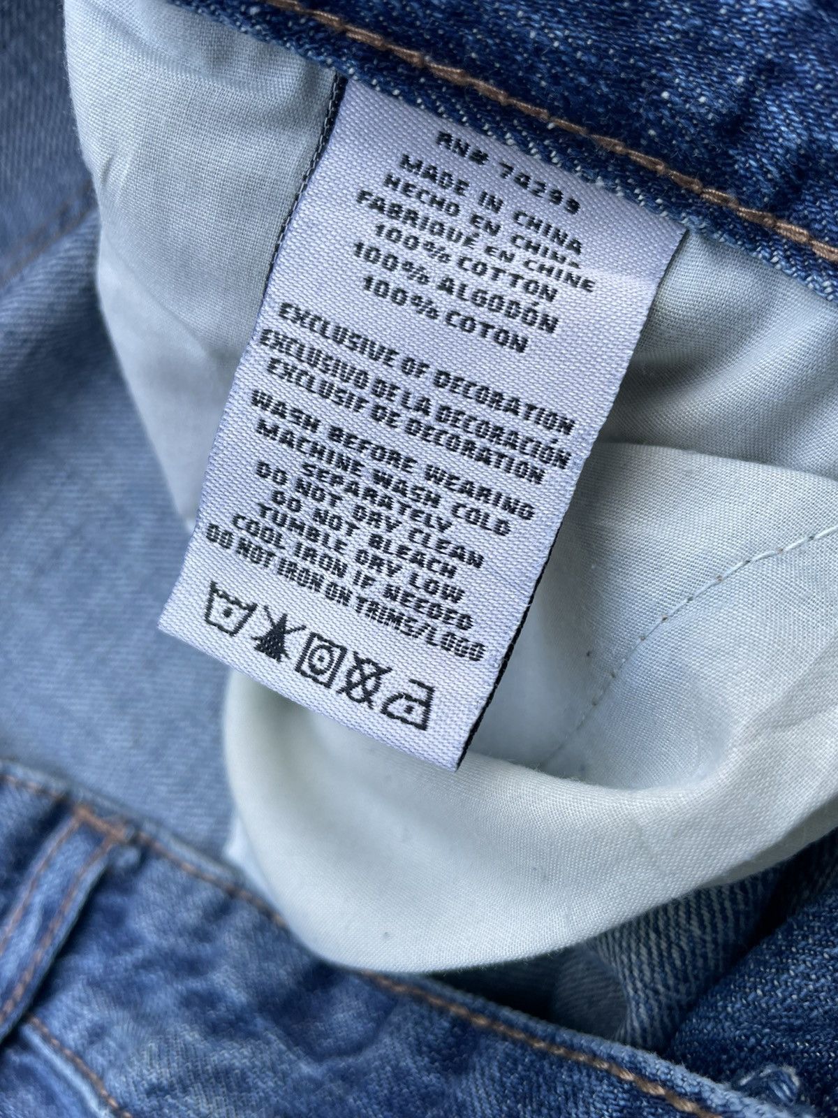 DKNY × Designer DKNY Mott Distresed Denim Size US 32 / EU 48 - 17 Thumbnail