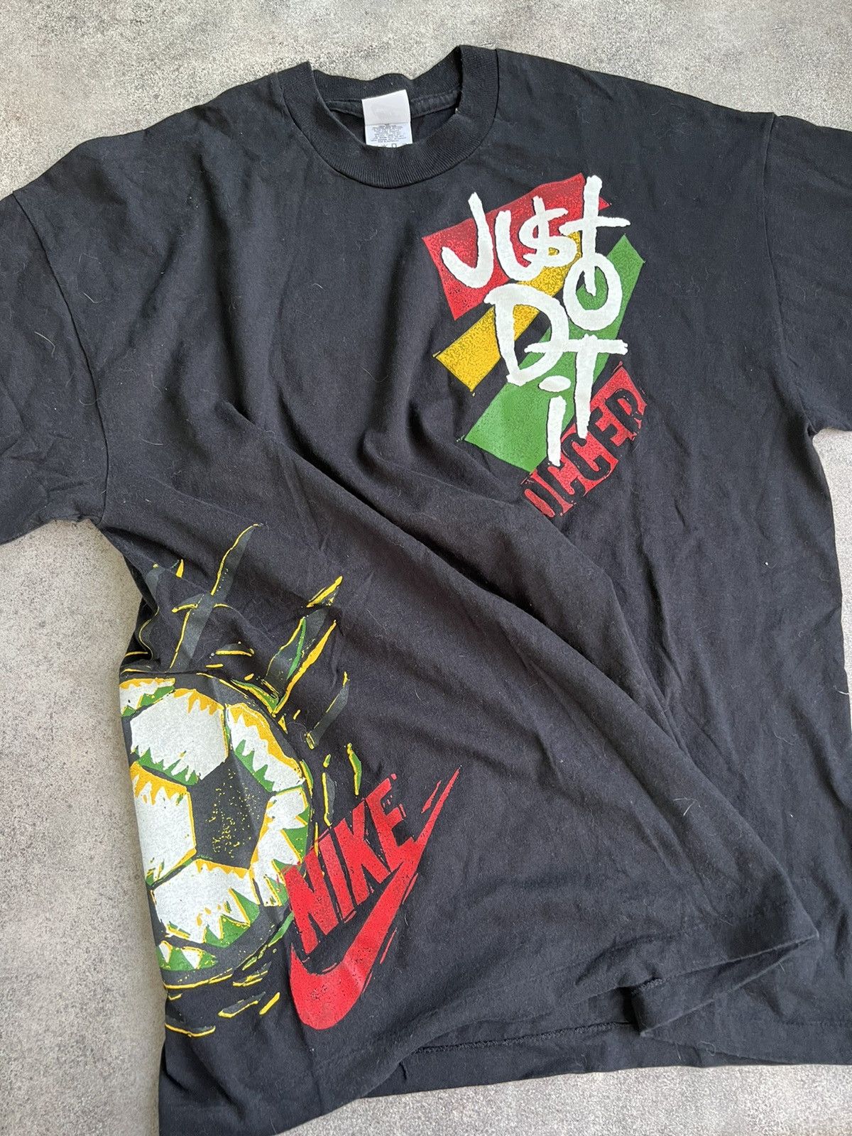 Nike × Vintage Nike Soccer ⚽️ vintage tee Size US XL / EU 56 / 4 - 3 Thumbnail