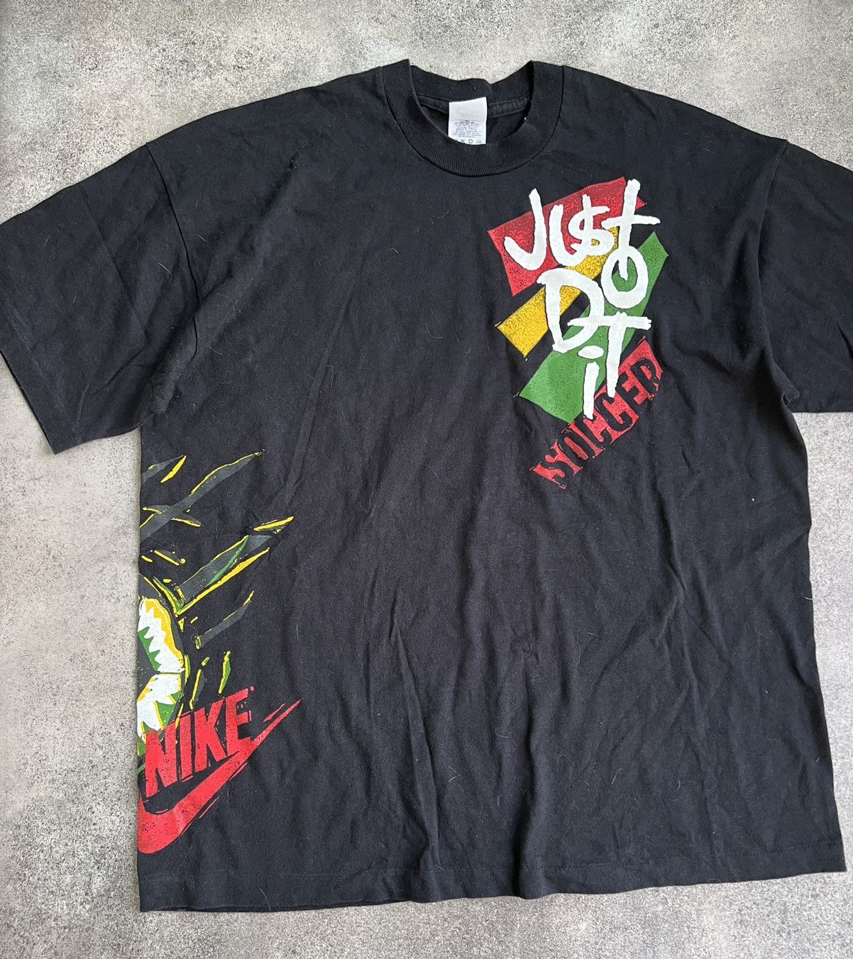 Nike × Vintage Nike Soccer ⚽️ vintage tee Size US XL / EU 56 / 4 - 1 Thumbnail