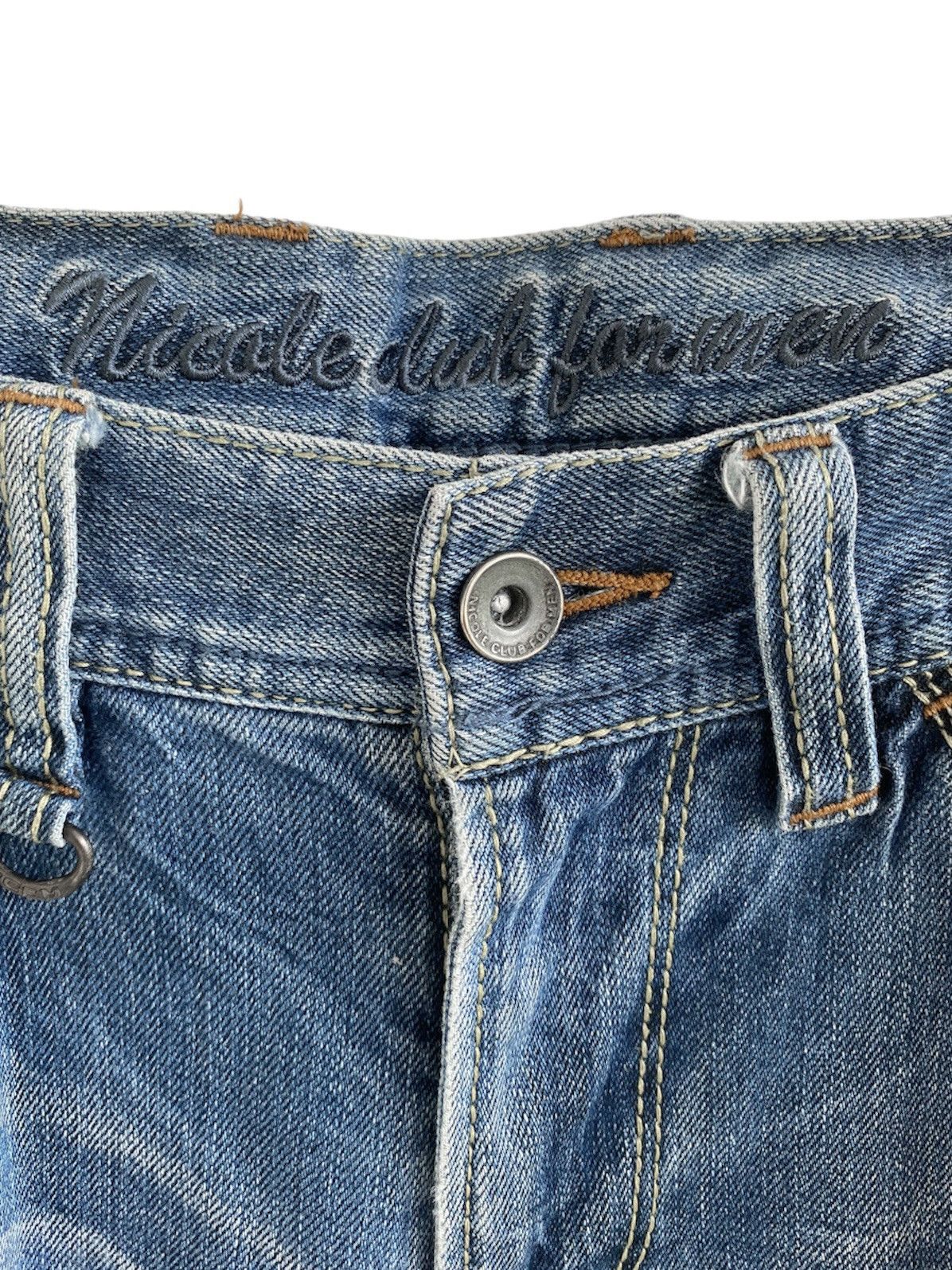 Hysteric Glamour × Japanese Brand × Vintage 2000s Nicole Club For Men Jeans Size US 29 - 5 Thumbnail