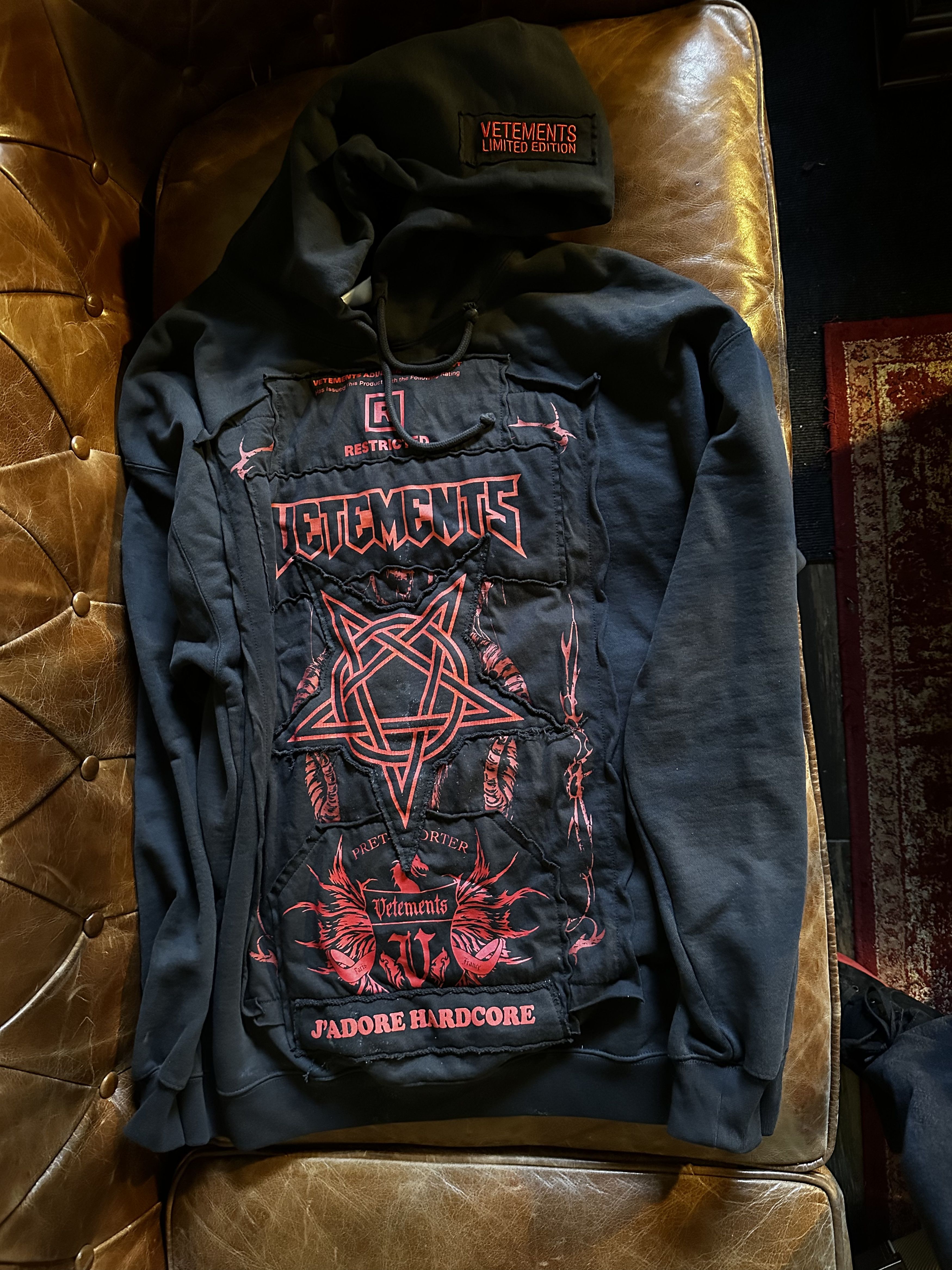 Vetements Vetements j'adore hardcore | Grailed