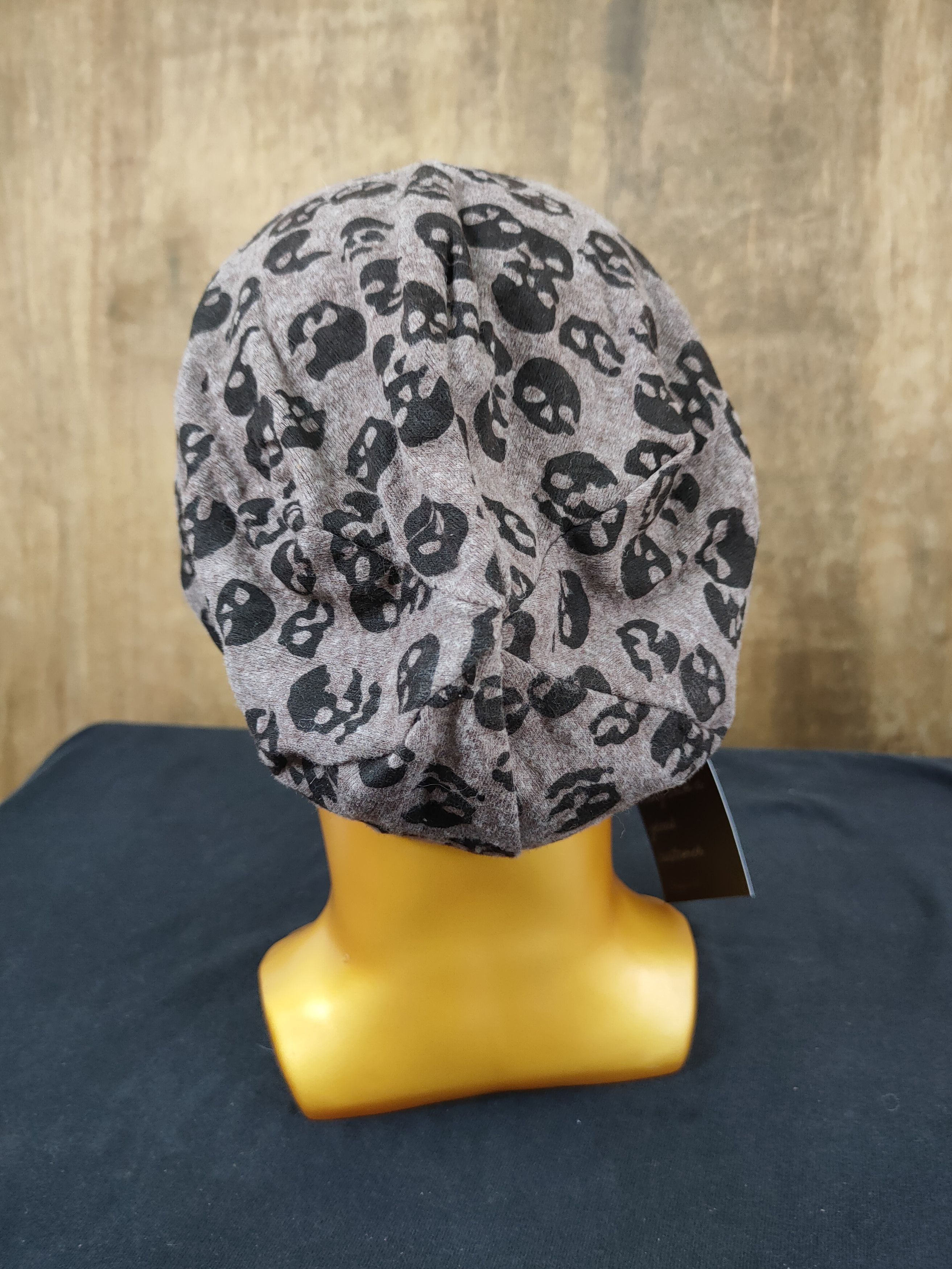 Designer Japanese Brand full print skull beanie hat snow cap #166 Size ONE SIZE - 4 Thumbnail