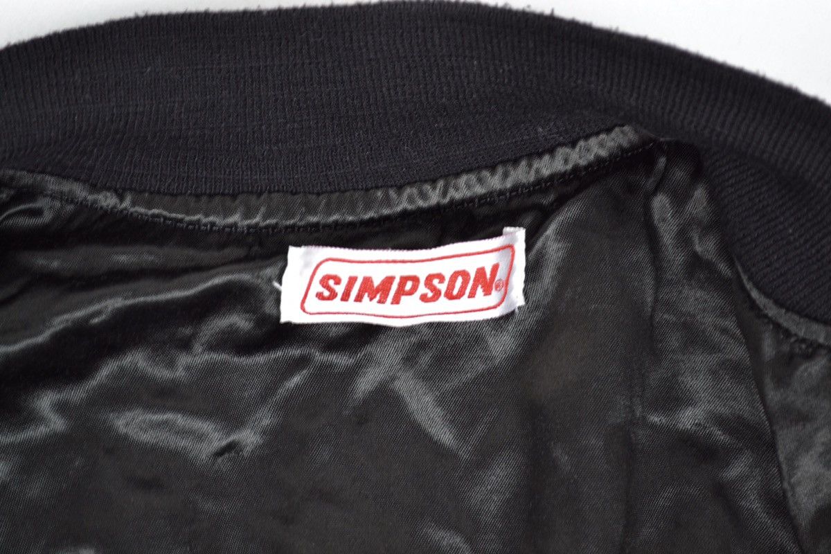 Alpha Industries × Vintage Vintage Alpha Industries SIMPSON Racing Team Motorsport Size US XL / EU 56 / 4 - 7 Thumbnail