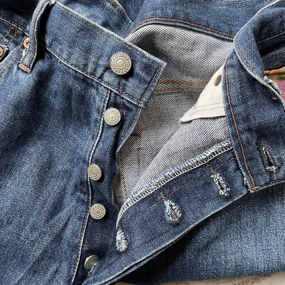 Other Vintage 1St 90’s SD-301 & Studio D Artisan Selvedge Denim Size US 35 - 7 Thumbnail