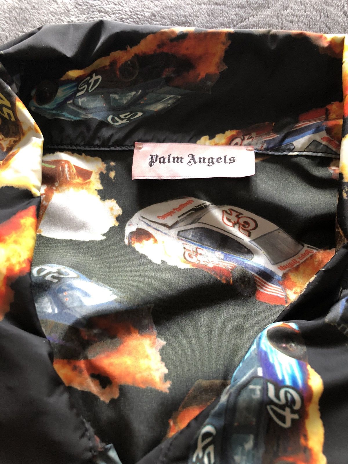 Palm Angels Palm Angels Burning Cars Jacket Size US XL / EU 56 / 4 - 3 Thumbnail