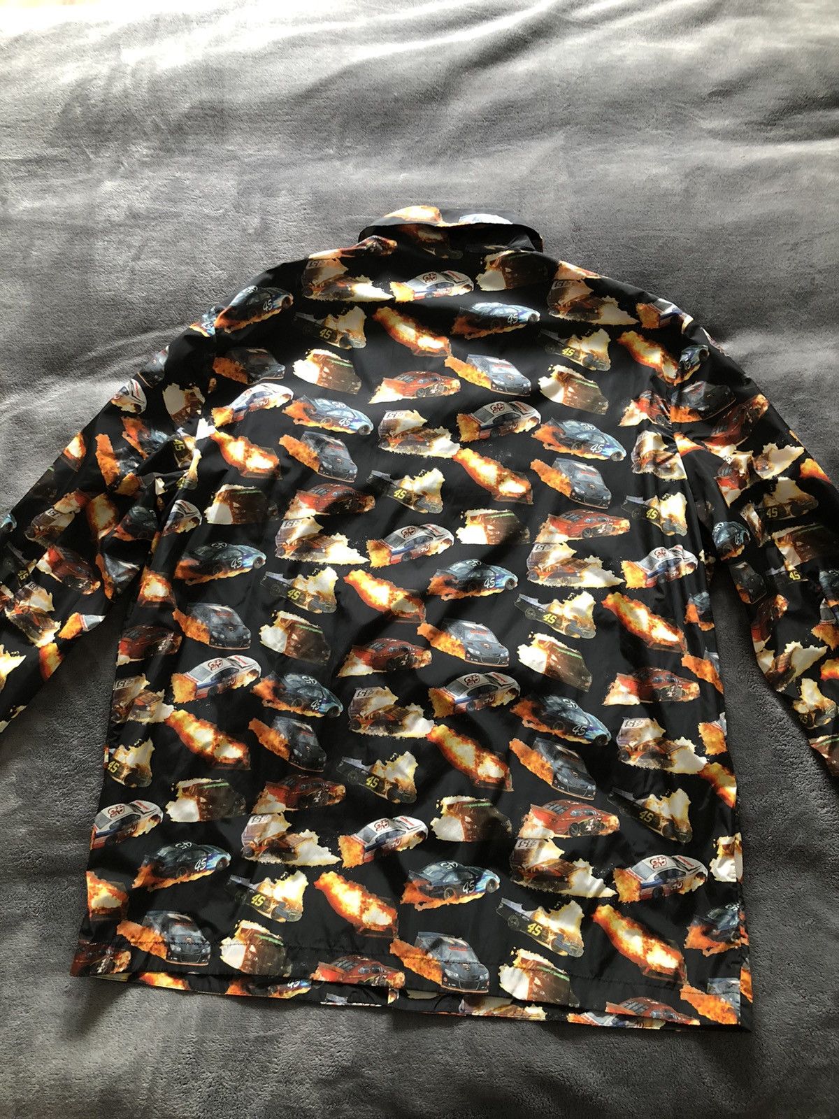 Palm Angels Palm Angels Burning Cars Jacket Size US XL / EU 56 / 4 - 2 Thumbnail