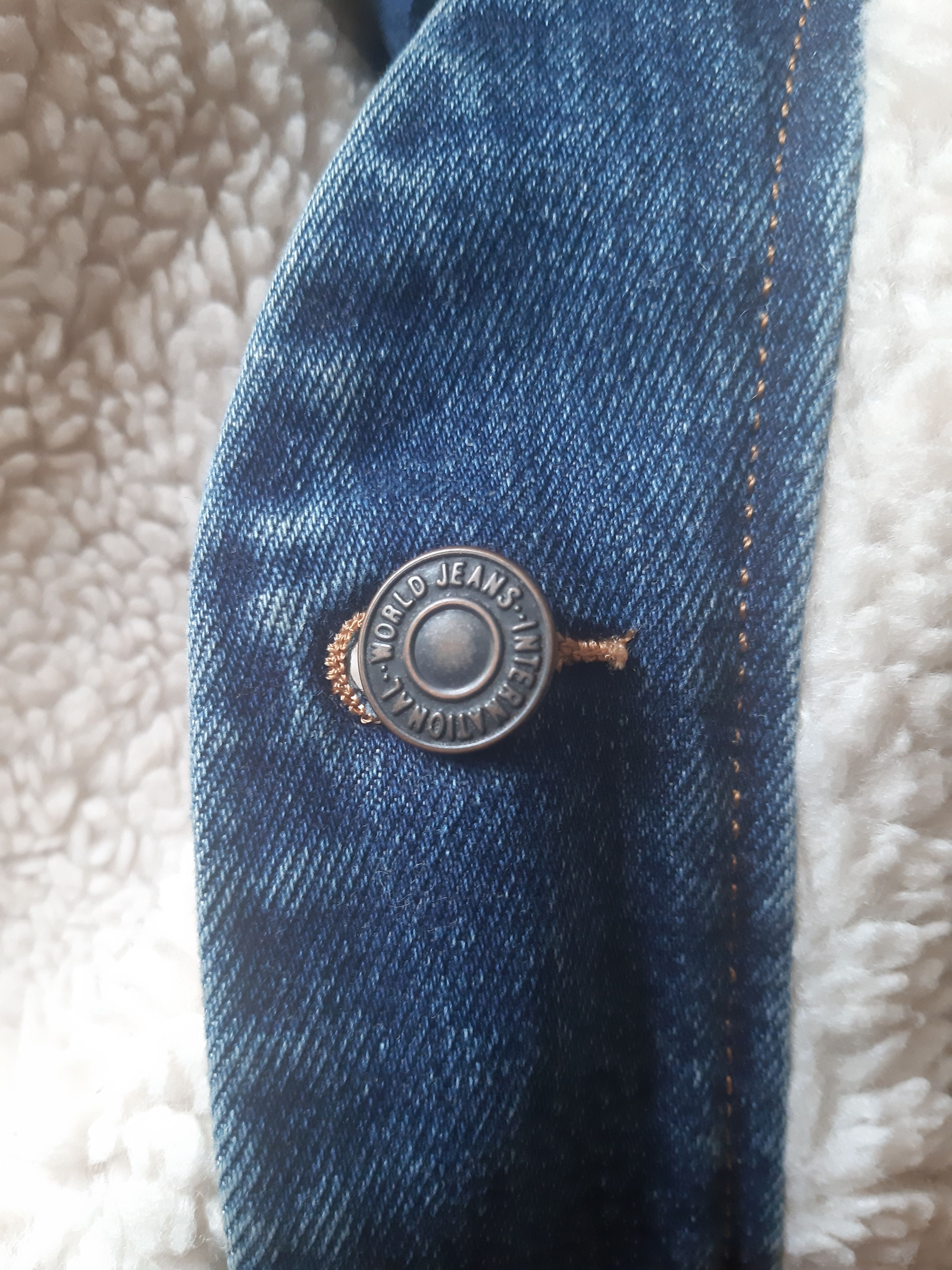 Japanese Brand True Vintage Internasional World Jeans Sherpa Long Jacket Size US L / EU 52-54 / 3 - 8 Thumbnail