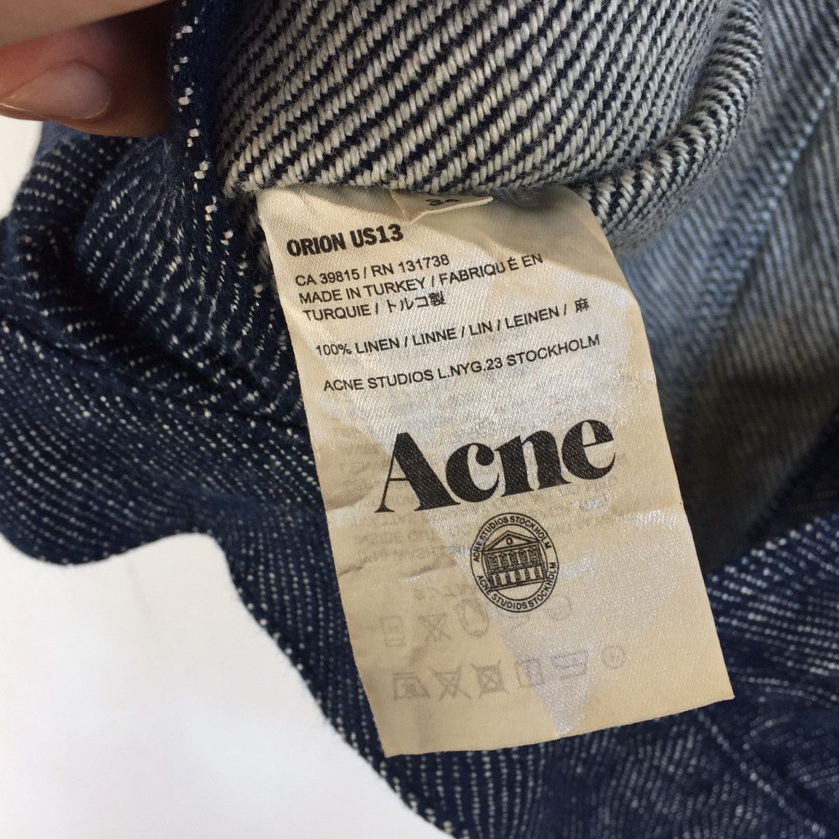 Acne Studios Acne Studios Cropped Women Trucker Jacket Size L / US 10 / IT 46 - 9 Thumbnail
