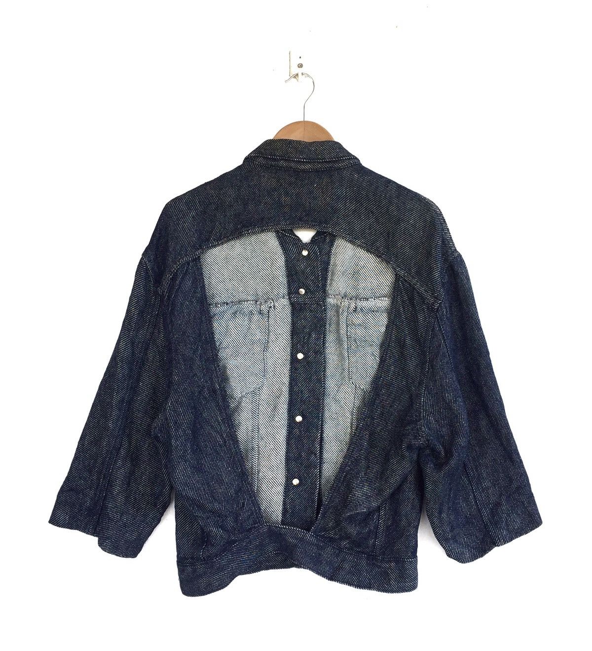 Acne Studios Acne Studios Cropped Women Trucker Jacket Size L / US 10 / IT 46 - 2 Thumbnail