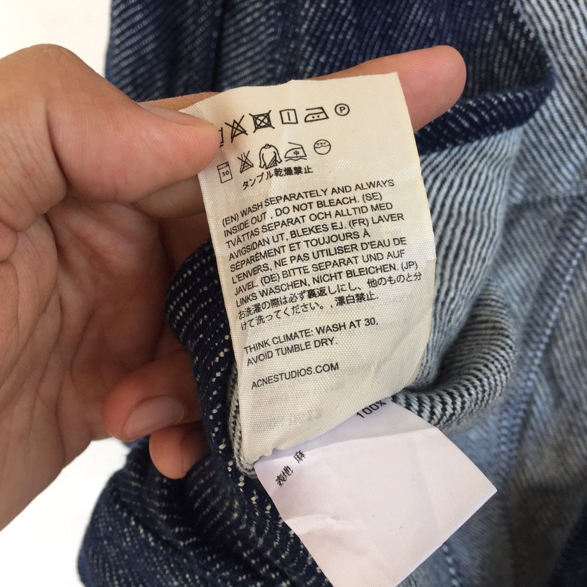 Acne Studios Acne Studios Cropped Women Trucker Jacket Size L / US 10 / IT 46 - 10 Thumbnail