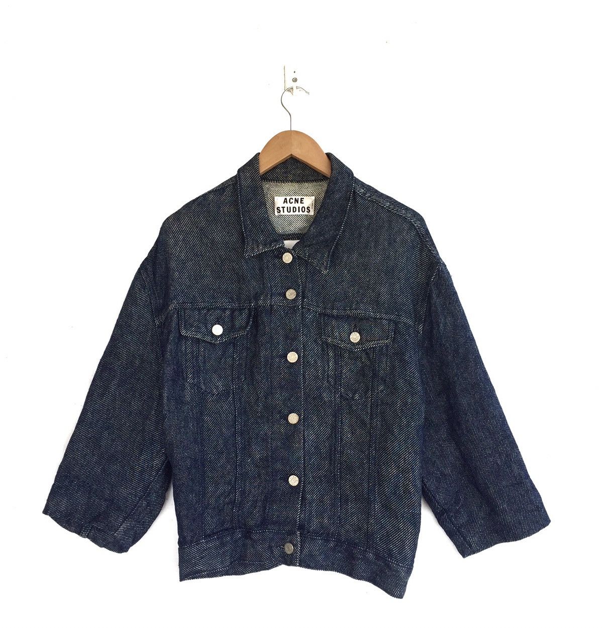 Acne Studios Acne Studios Cropped Women Trucker Jacket Size L / US 10 / IT 46 - 1 Thumbnail