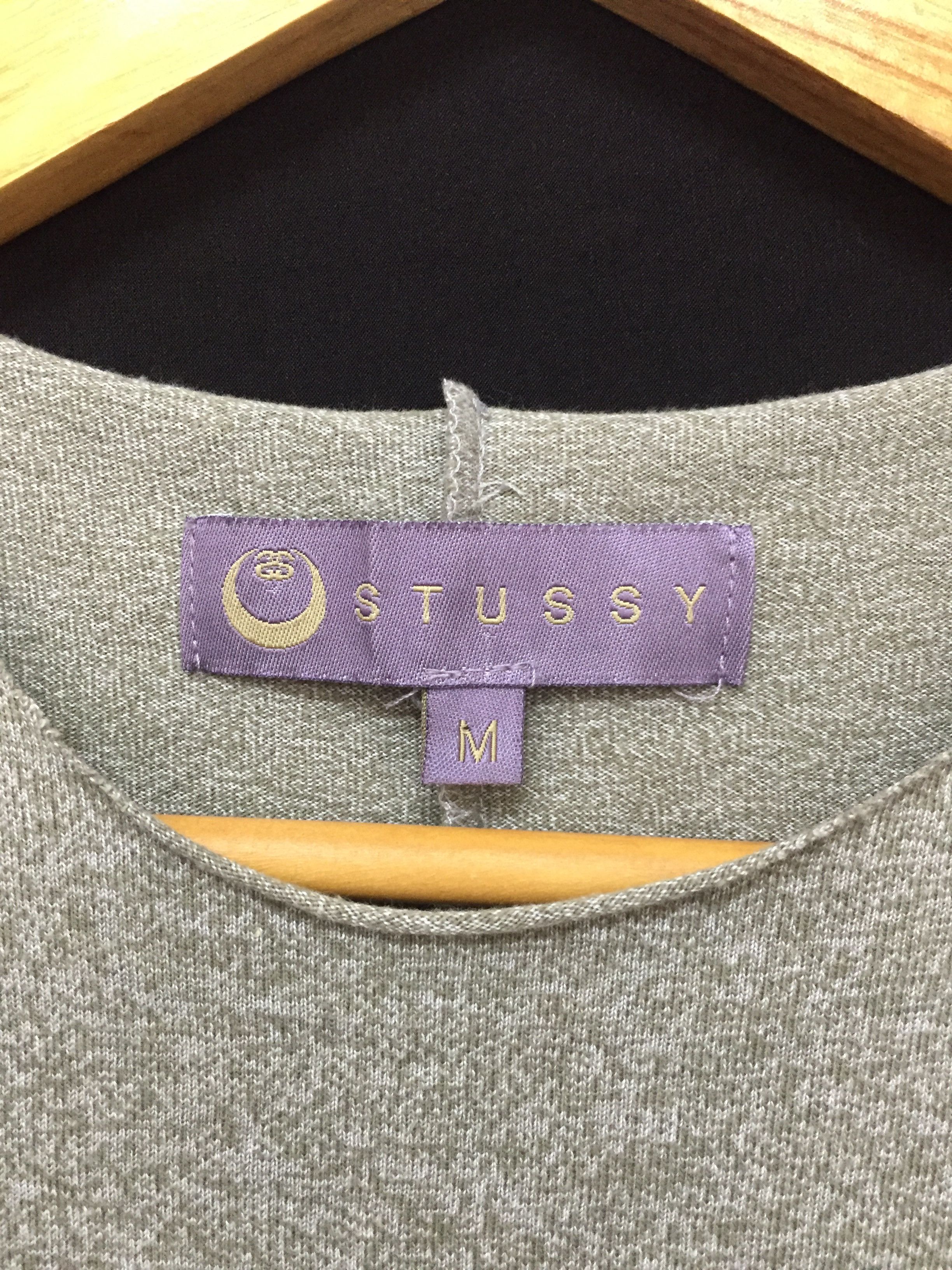 Stussy 90's STUSSY Salt and pepper DETROIT wing logo tank Size XS / US 0-2 / IT 36-38 - 8 Thumbnail