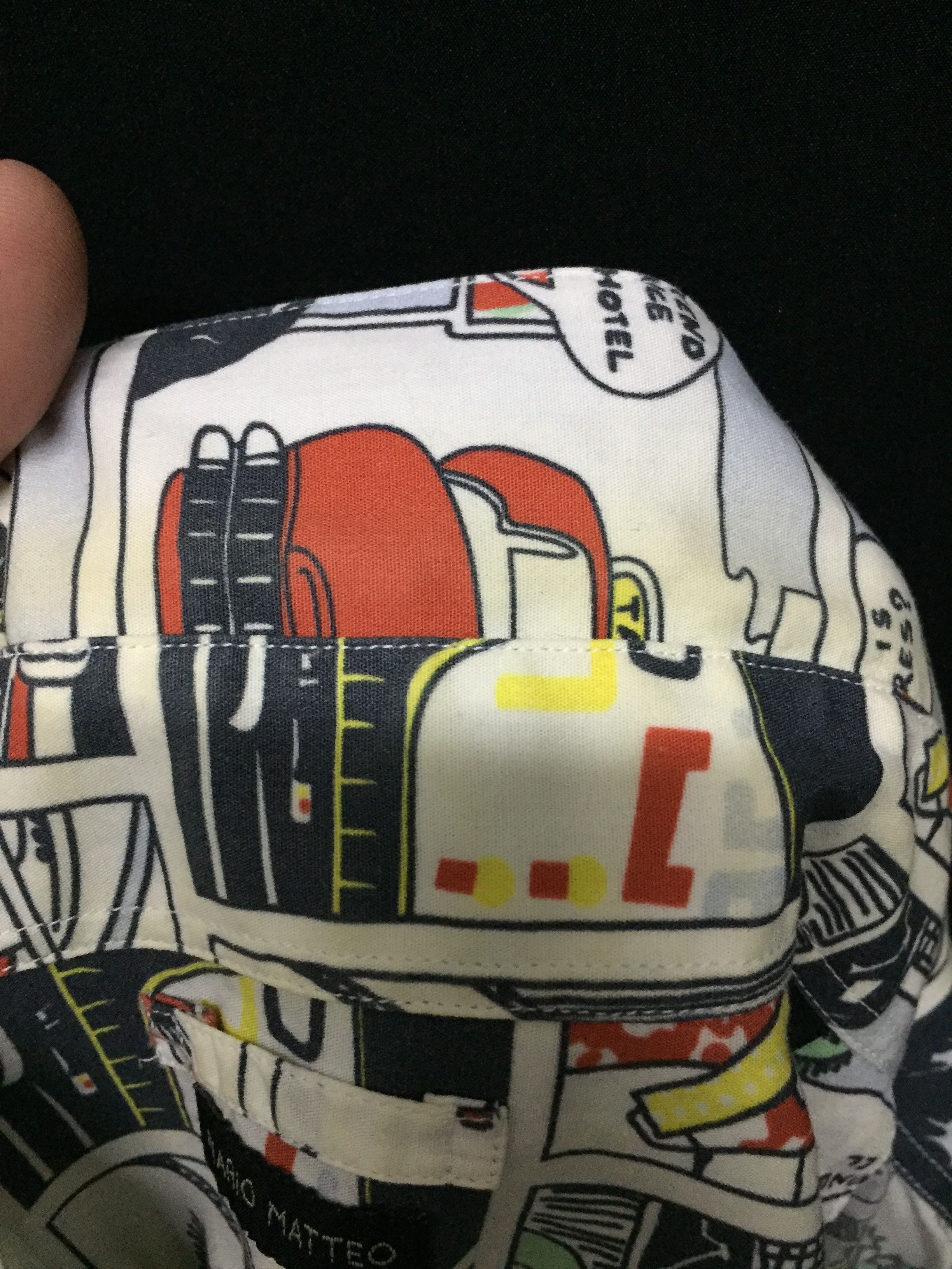 Japanese Brand Mario Matteo Made in Italy Comic print shirt Size US M / EU 48-50 / 2 - 10 Thumbnail