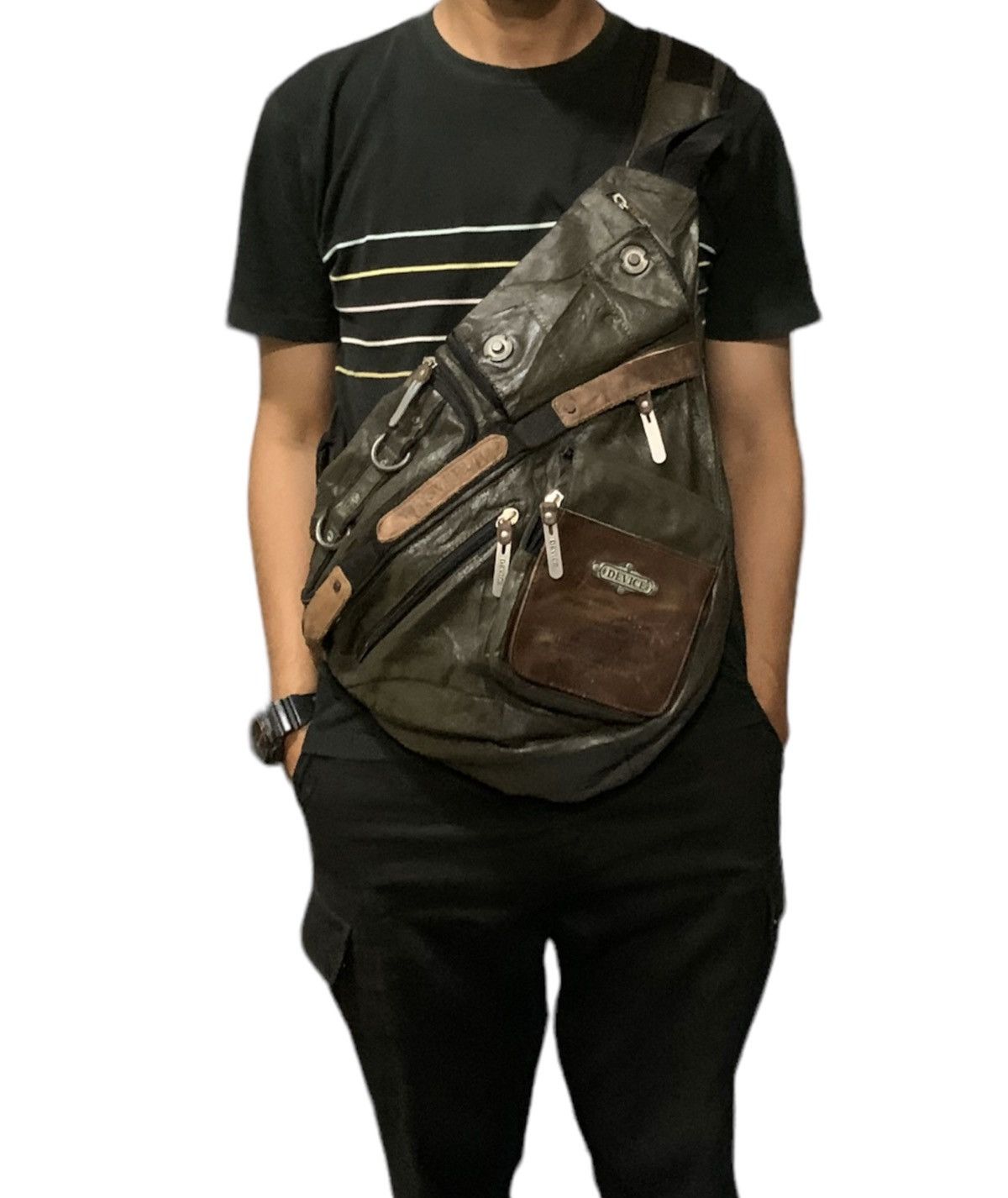 Porter Japanese Brand DEVICE Coated Cross Body Bag Size ONE SIZE - 2 Thumbnail