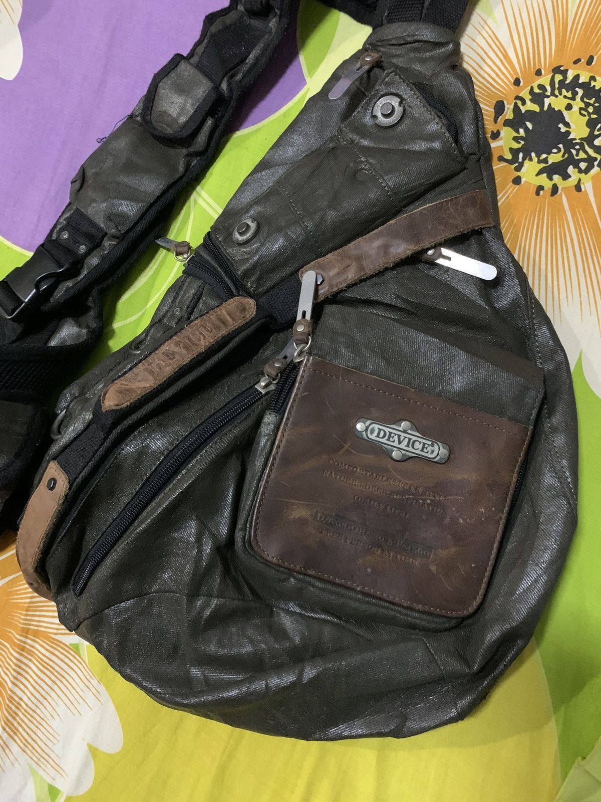 Porter Japanese Brand DEVICE Coated Cross Body Bag Size ONE SIZE - 3 Thumbnail
