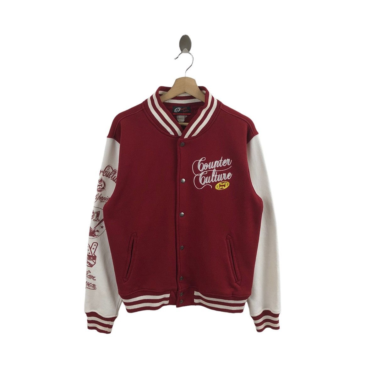 Pick!! Vtg COUNTER CULTURE Varsity Sweatshirt