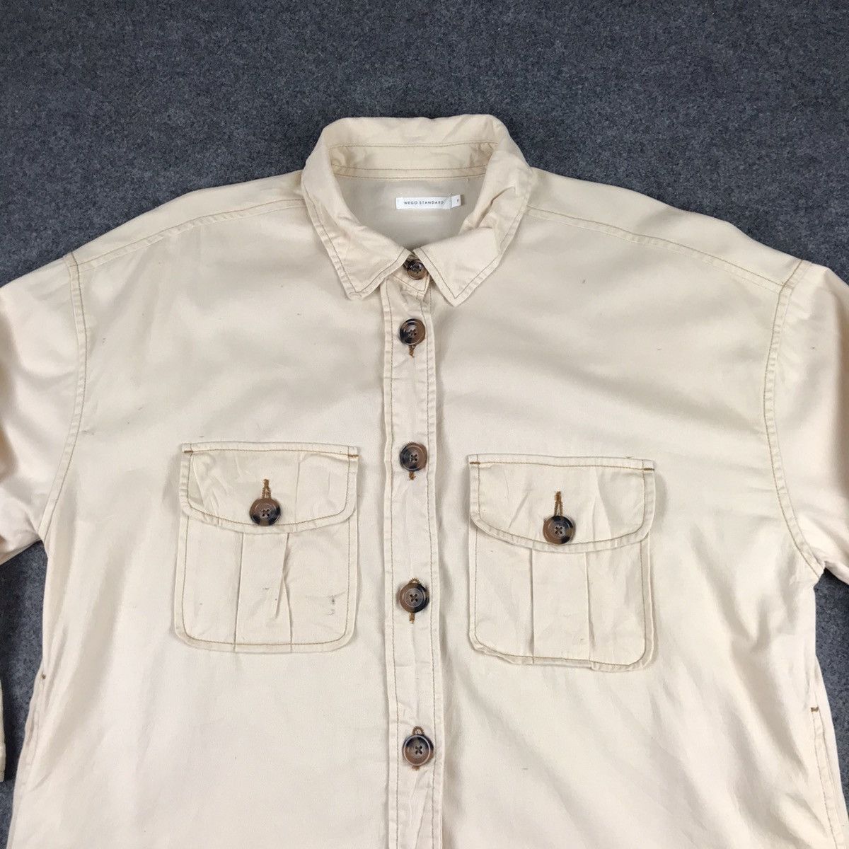Flannel × Japanese Brand × Vintage Wego standard full button jacket flannel Size US XXL / EU 58 / 5 - 3 Thumbnail