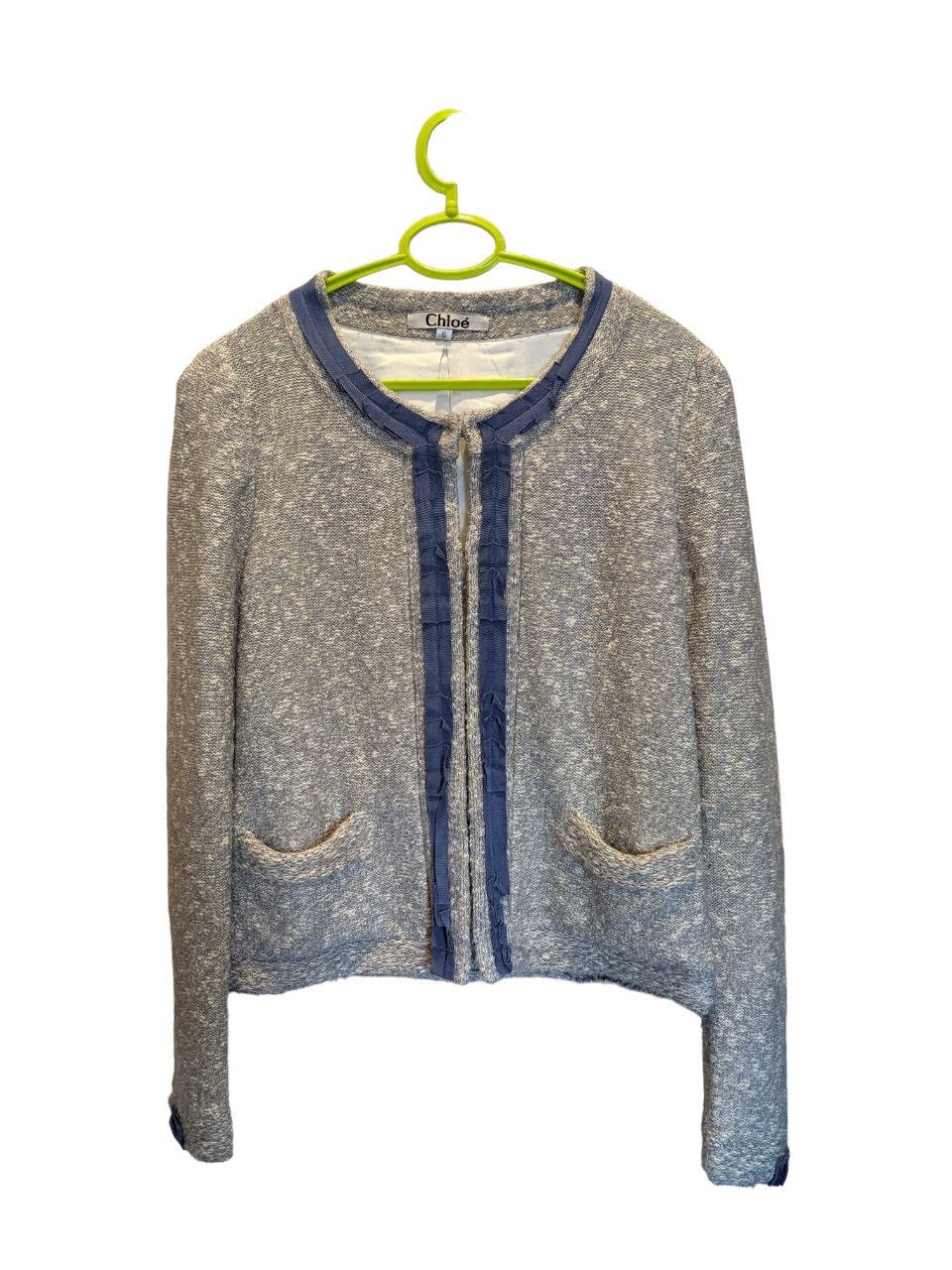 Chloe × Vintage CHLOE ARCHIVE 90s-00s VINTAGE GLITTER JACKET Size XS / US 0-2 / IT 36-38 - 3 Thumbnail