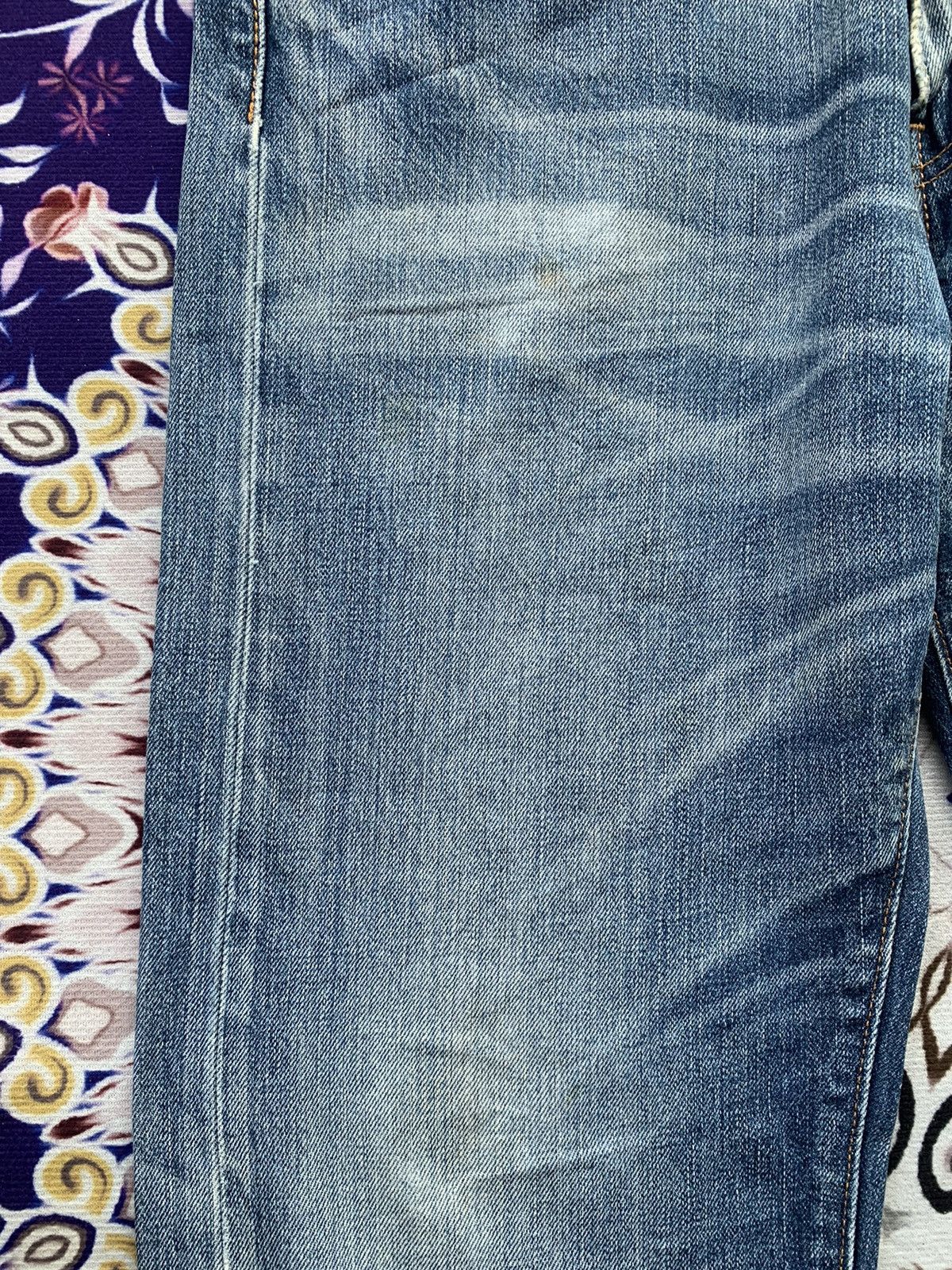 Levi's Levis 505 Single R Faded Wash Denim Size US 35 - 6 Thumbnail