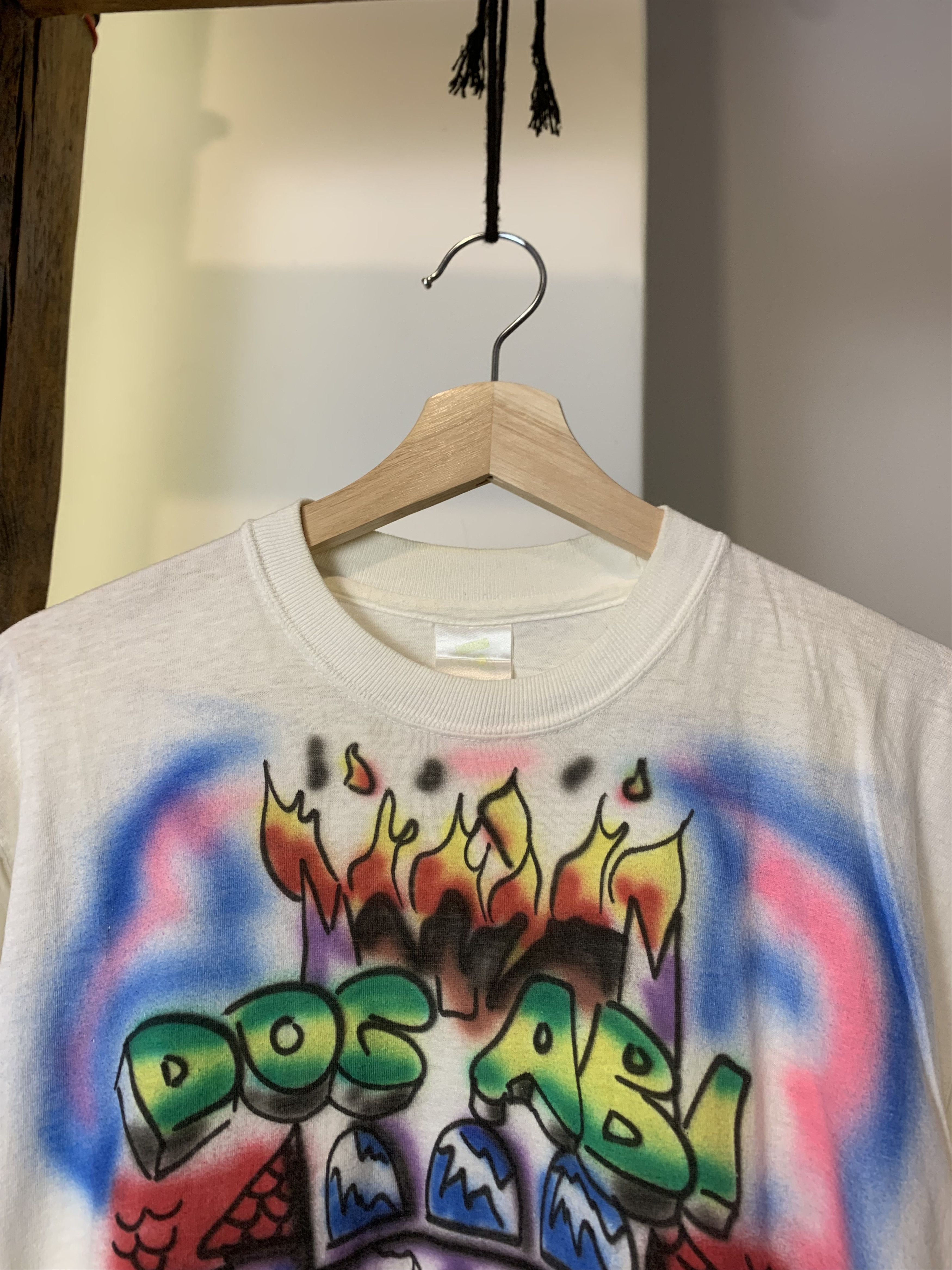 Other 1992 Dog Abi Graffiti Art Overprint Shirt y2k Size US L / EU 52-54 / 3 - 4 Thumbnail