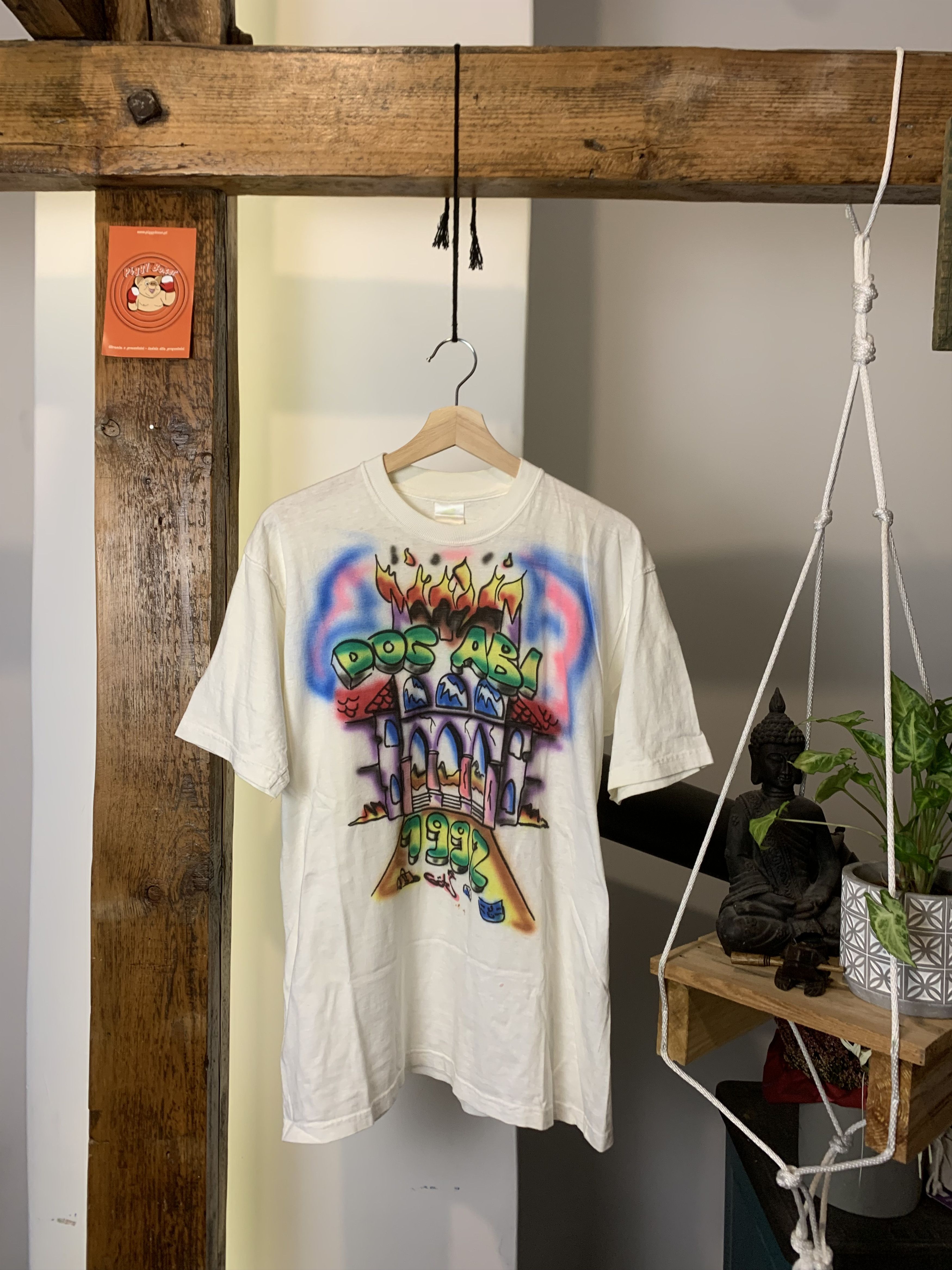 Other 1992 Dog Abi Graffiti Art Overprint Shirt y2k Size US L / EU 52-54 / 3 - 1 Thumbnail