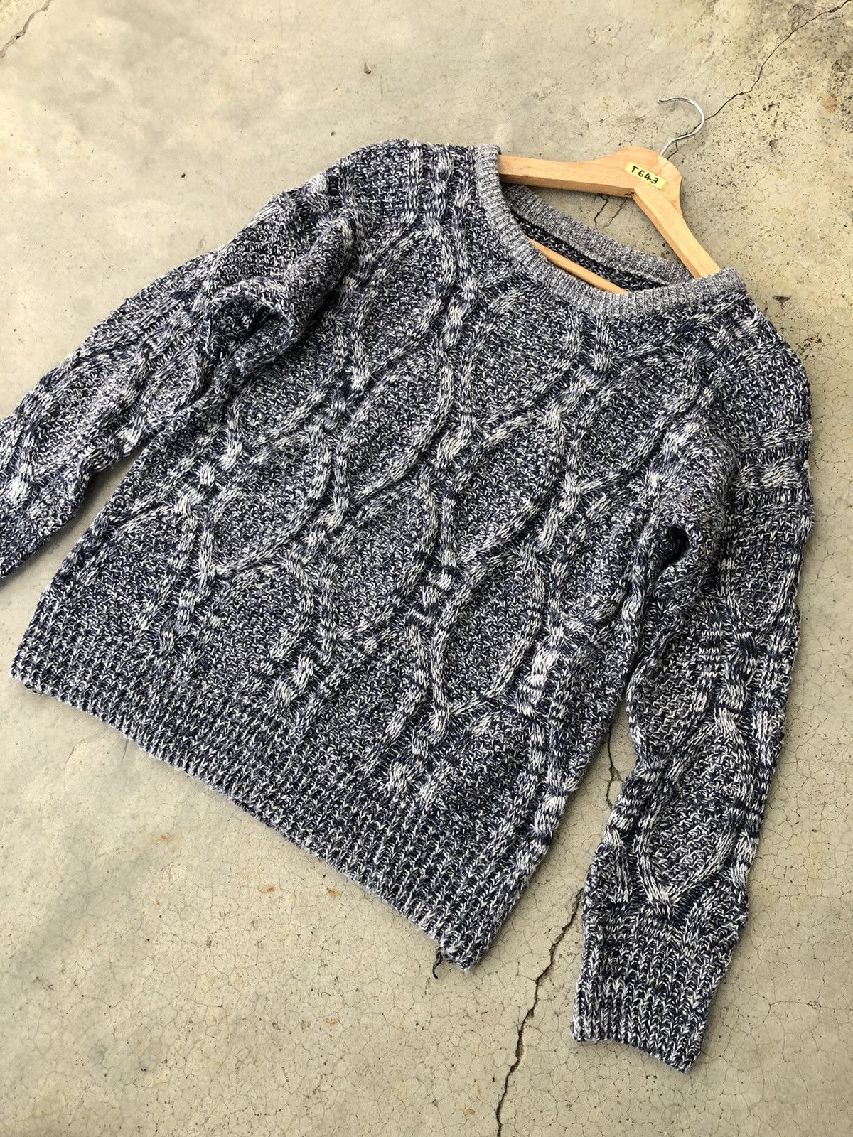 Aran Isles Knitwear × Designer × Japanese Brand 🔴Japanese Unbrand Knitware Free Style Pureknit Size US S / EU 44-46 / 1 - 4 Thumbnail