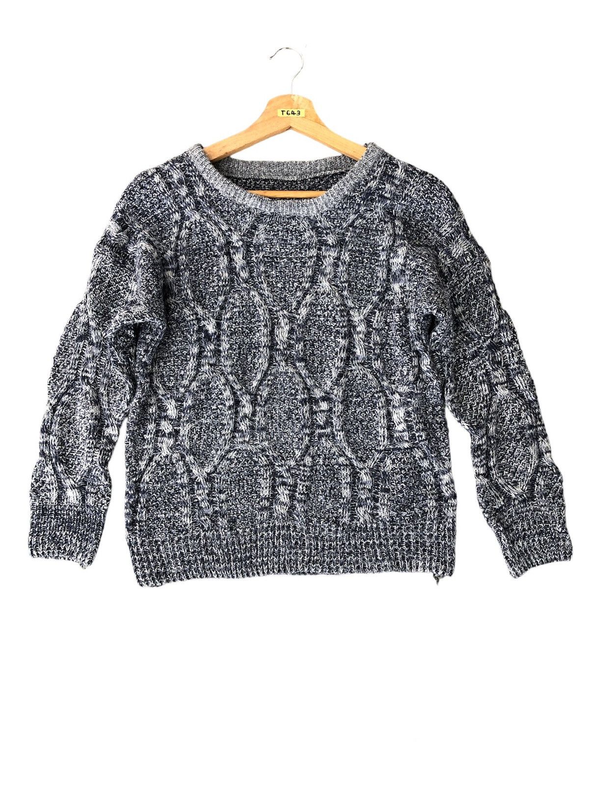 Aran Isles Knitwear × Designer × Japanese Brand 🔴Japanese Unbrand Knitware Free Style Pureknit Size US S / EU 44-46 / 1 - 2 Thumbnail