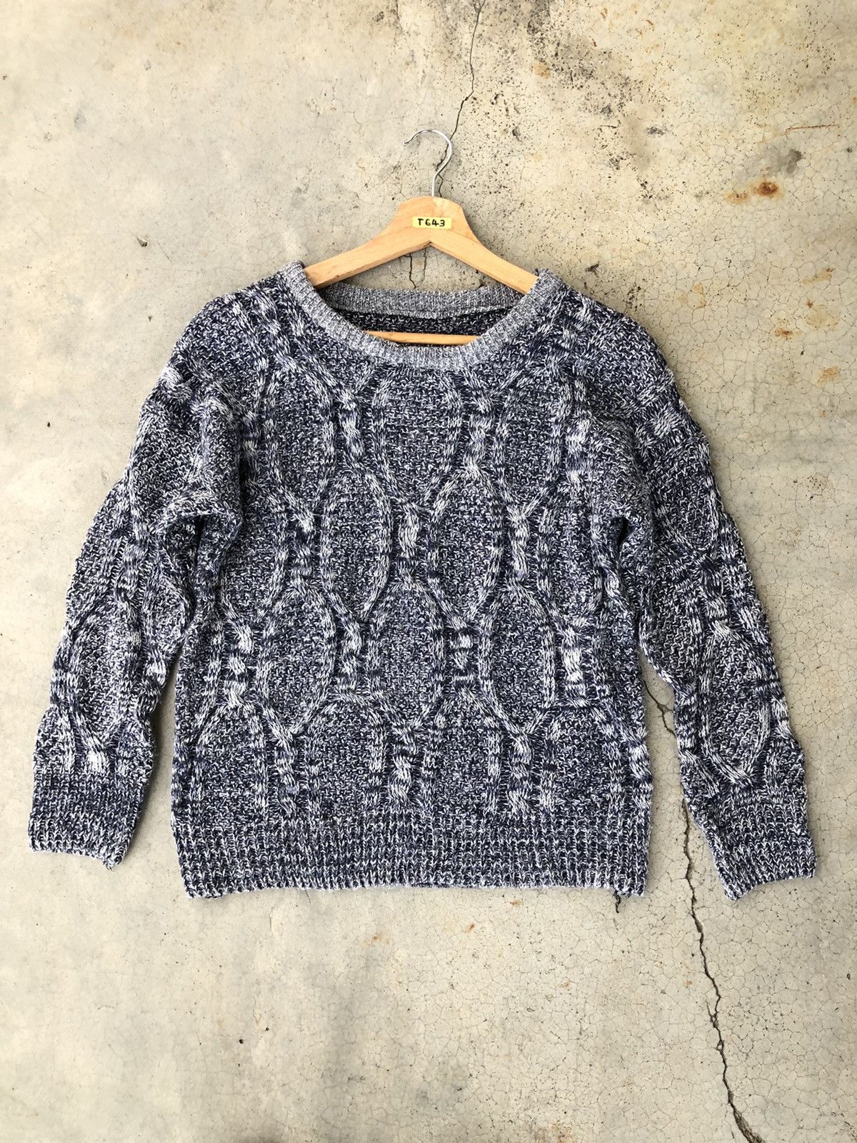 Aran Isles Knitwear × Designer × Japanese Brand 🔴Japanese Unbrand Knitware Free Style Pureknit Size US S / EU 44-46 / 1 - 3 Thumbnail