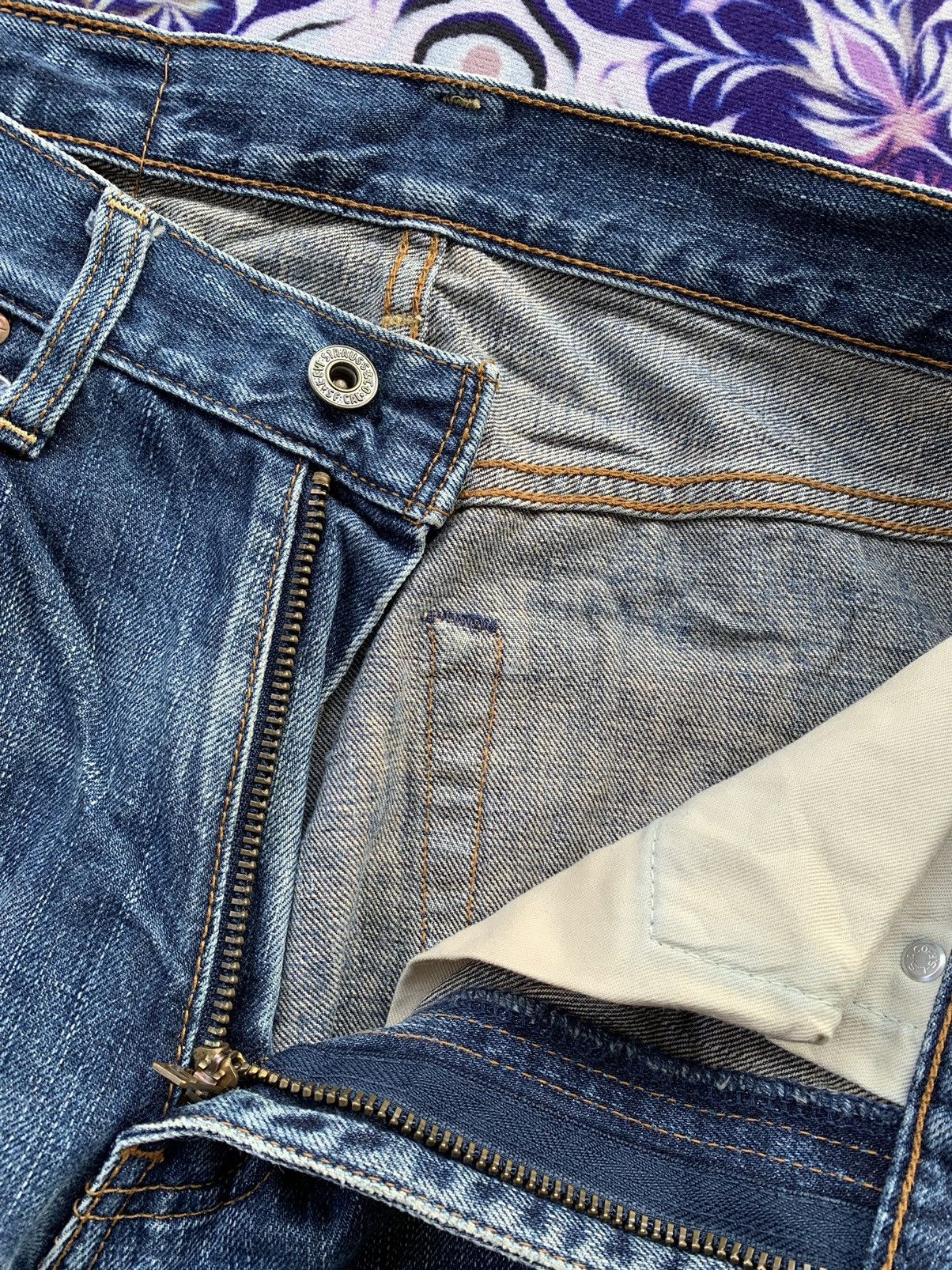 Levi's Vintage Clothing Vintage Levis 503 Faded Wash Denim Size US 31 - 6 Thumbnail