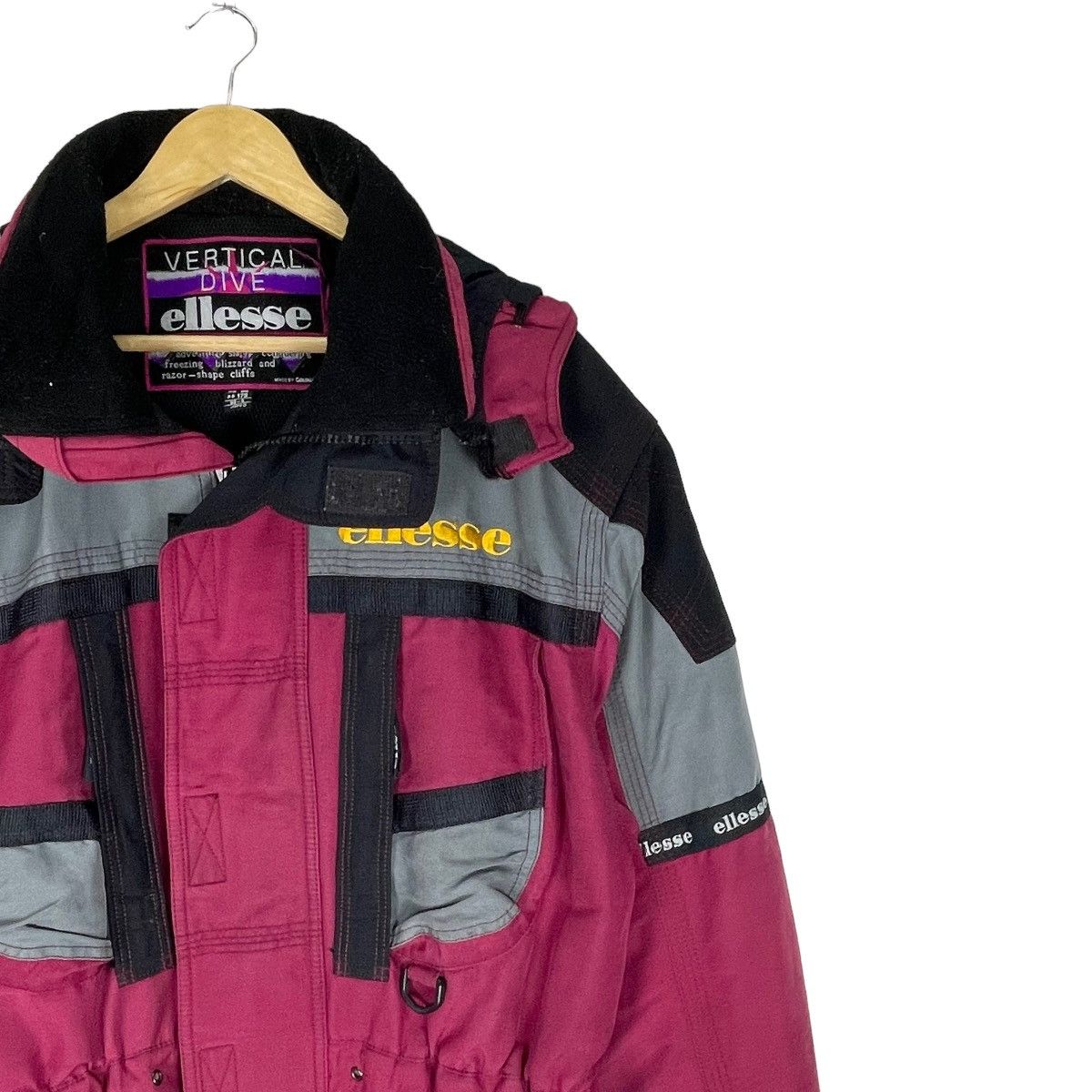 Ellesse × Goldwin ⚡️ELLESSE VERTICAL DIVE SKIWEAR HOODIE JACKET Size US S / EU 44-46 / 1 - 3 Thumbnail