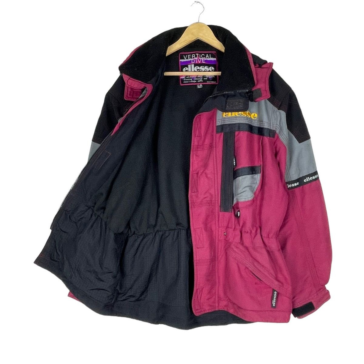 Ellesse × Goldwin ⚡️ELLESSE VERTICAL DIVE SKIWEAR HOODIE JACKET Size US S / EU 44-46 / 1 - 8 Thumbnail