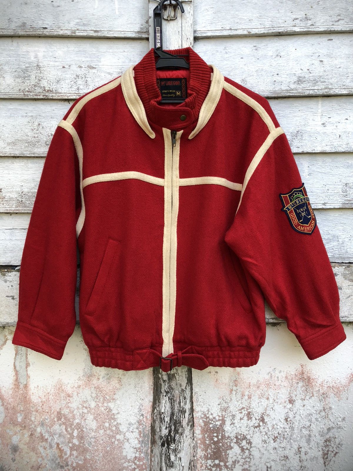 Vintage Mcgregor Sportwear Wool Bomber Jacket