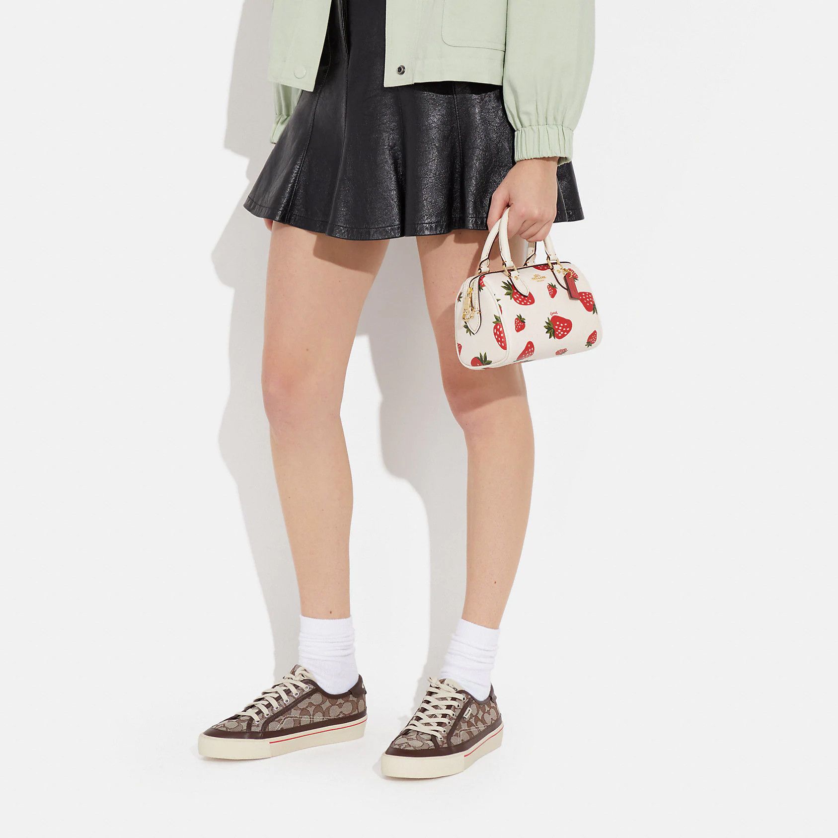 Coach Mini Rowan Crossbody With Wild Strawberry Print Size ONE SIZE - 11 Thumbnail