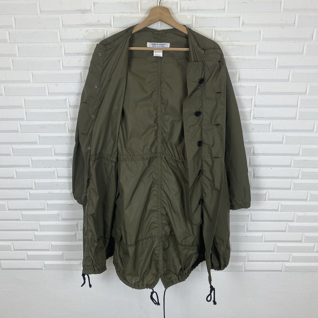 Nice design Comme des Garçons nylon jacket parka style