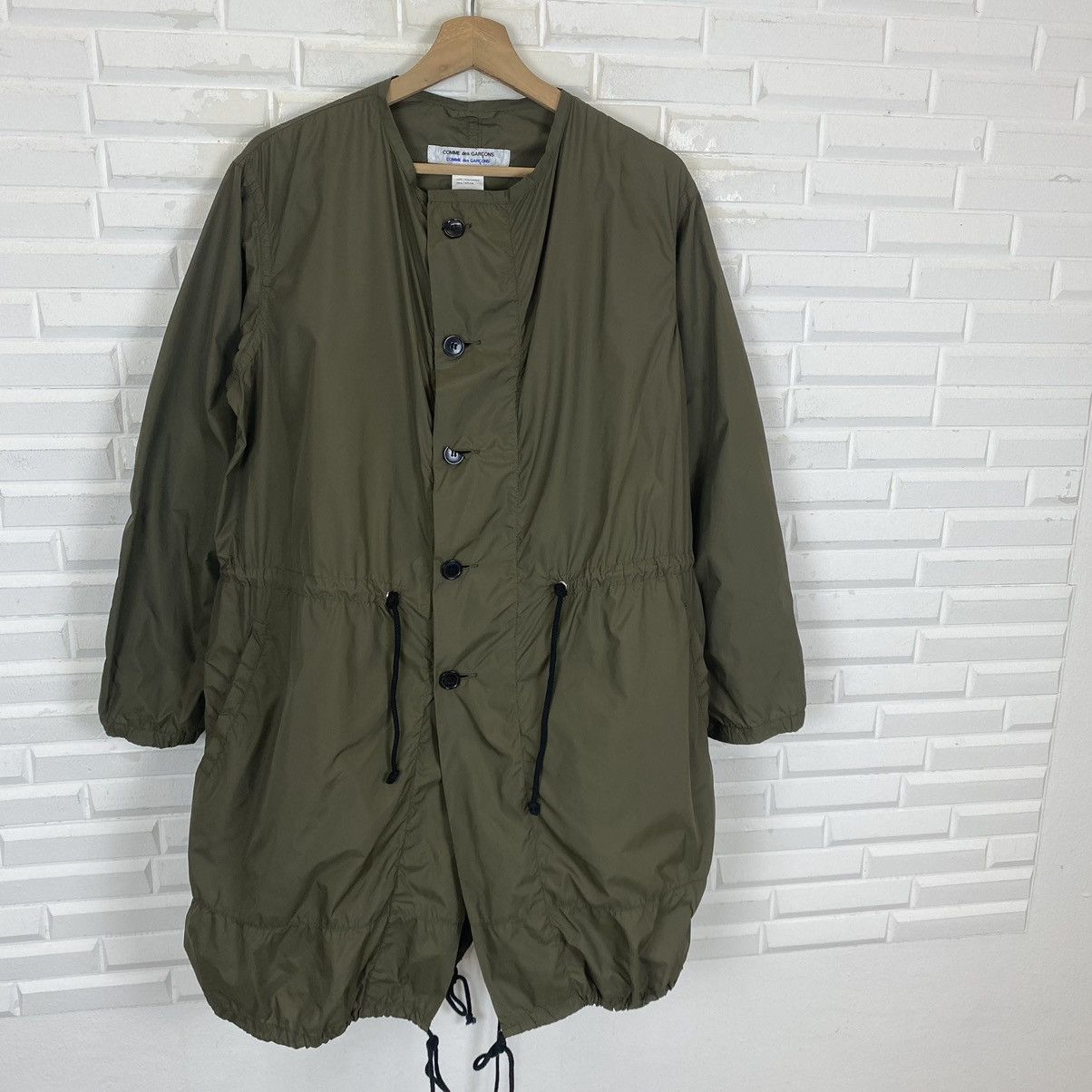 Nice design Comme des Garçons nylon jacket parka style