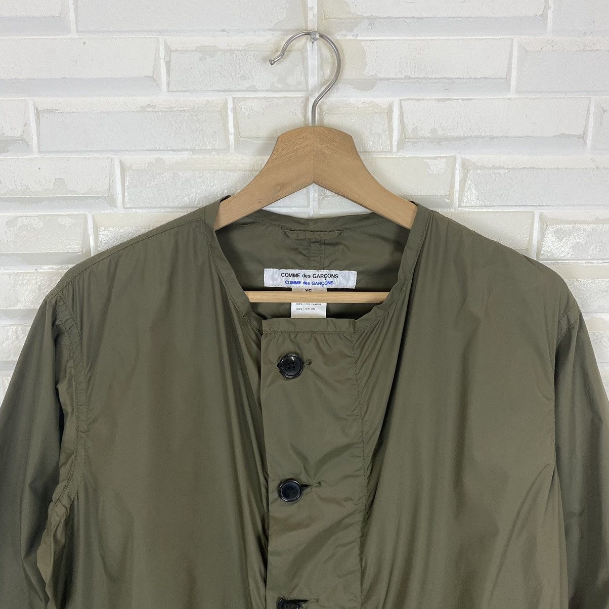 Nice design Comme des Garçons nylon jacket parka style